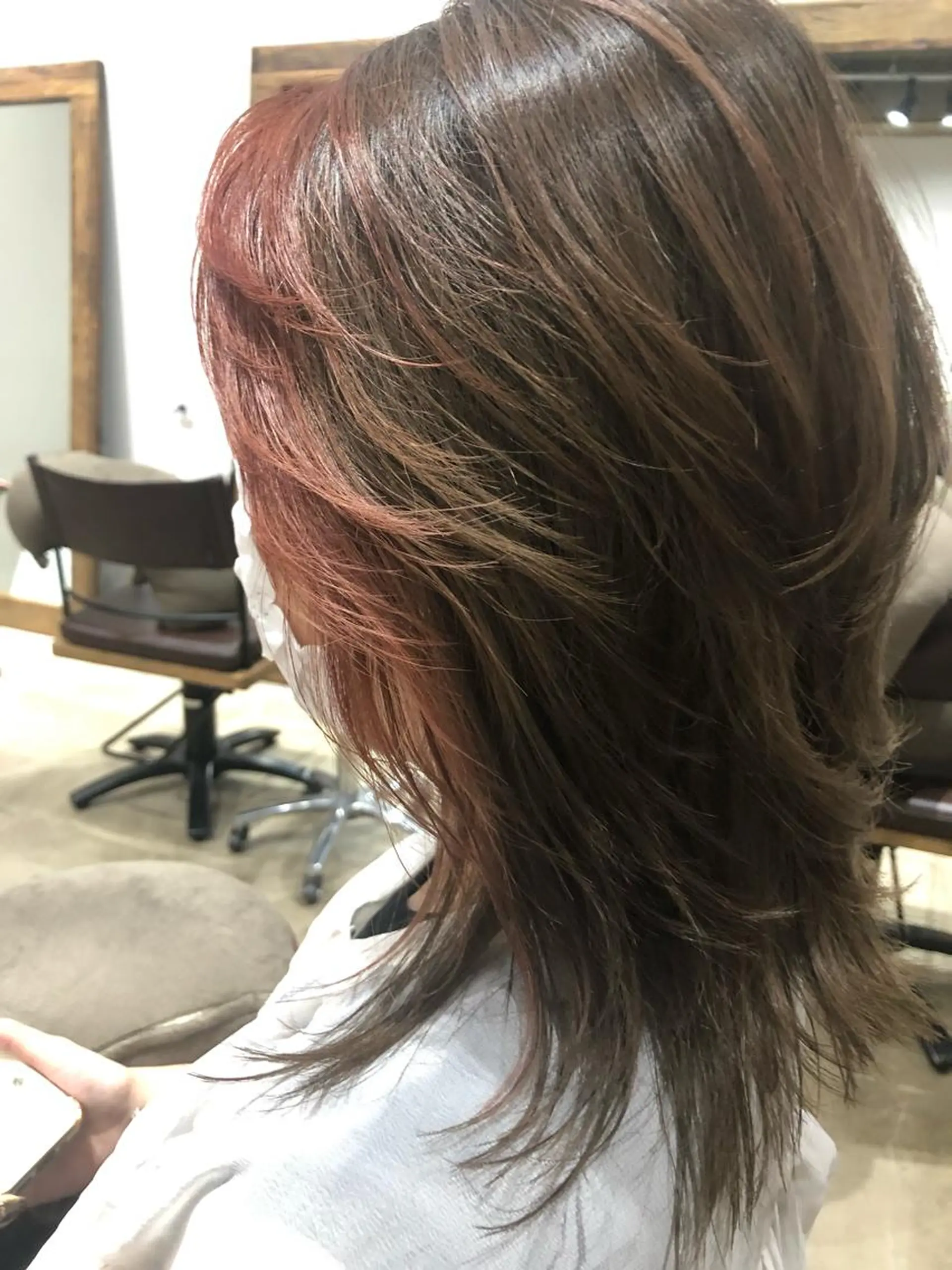 ミディアム カラー ヘアアレンジ LINKIE リンキーのヘアスタイル