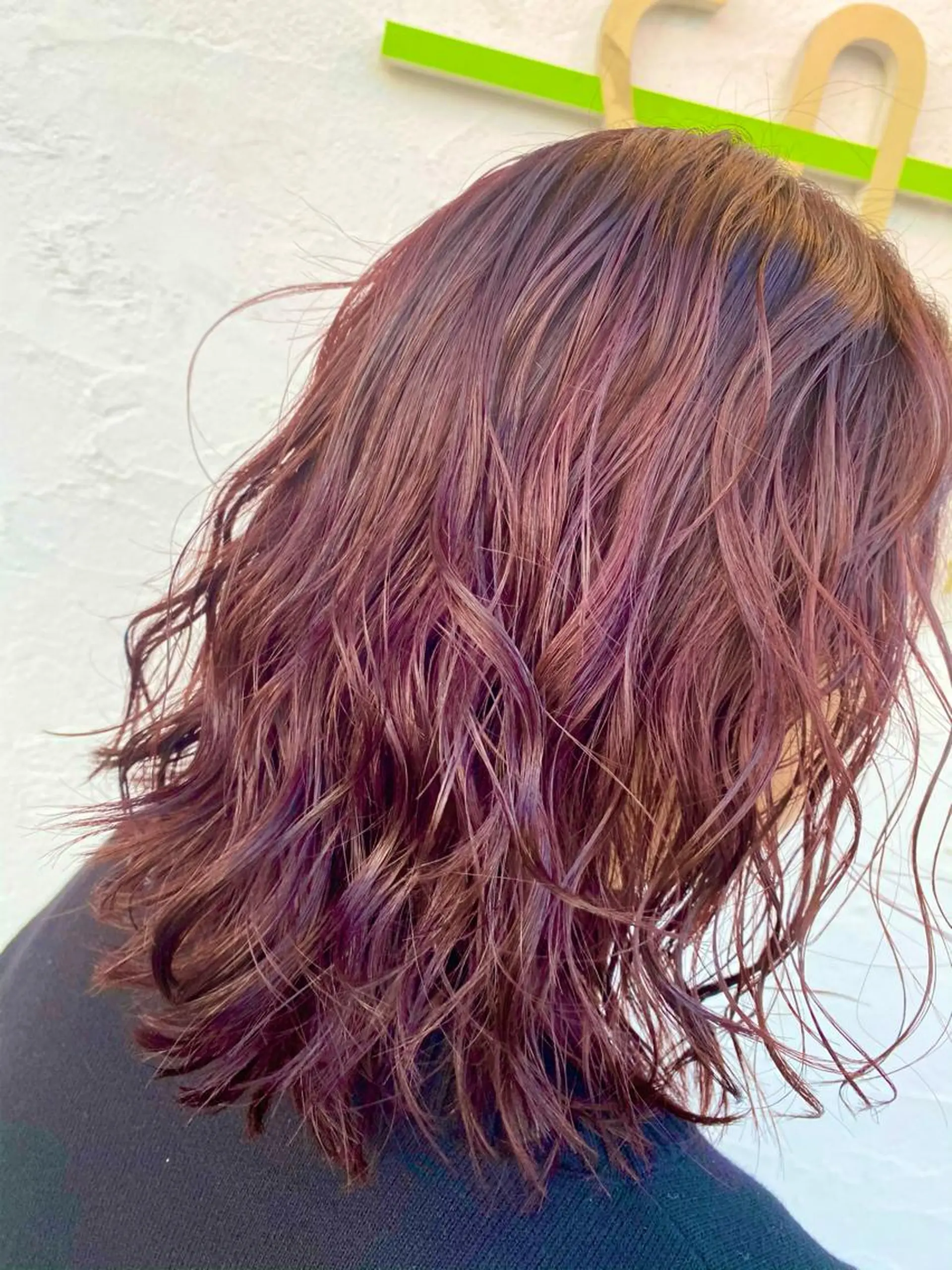 ミディアム カラー ヘアアレンジ Design Color🐰アユミのヘアスタイル