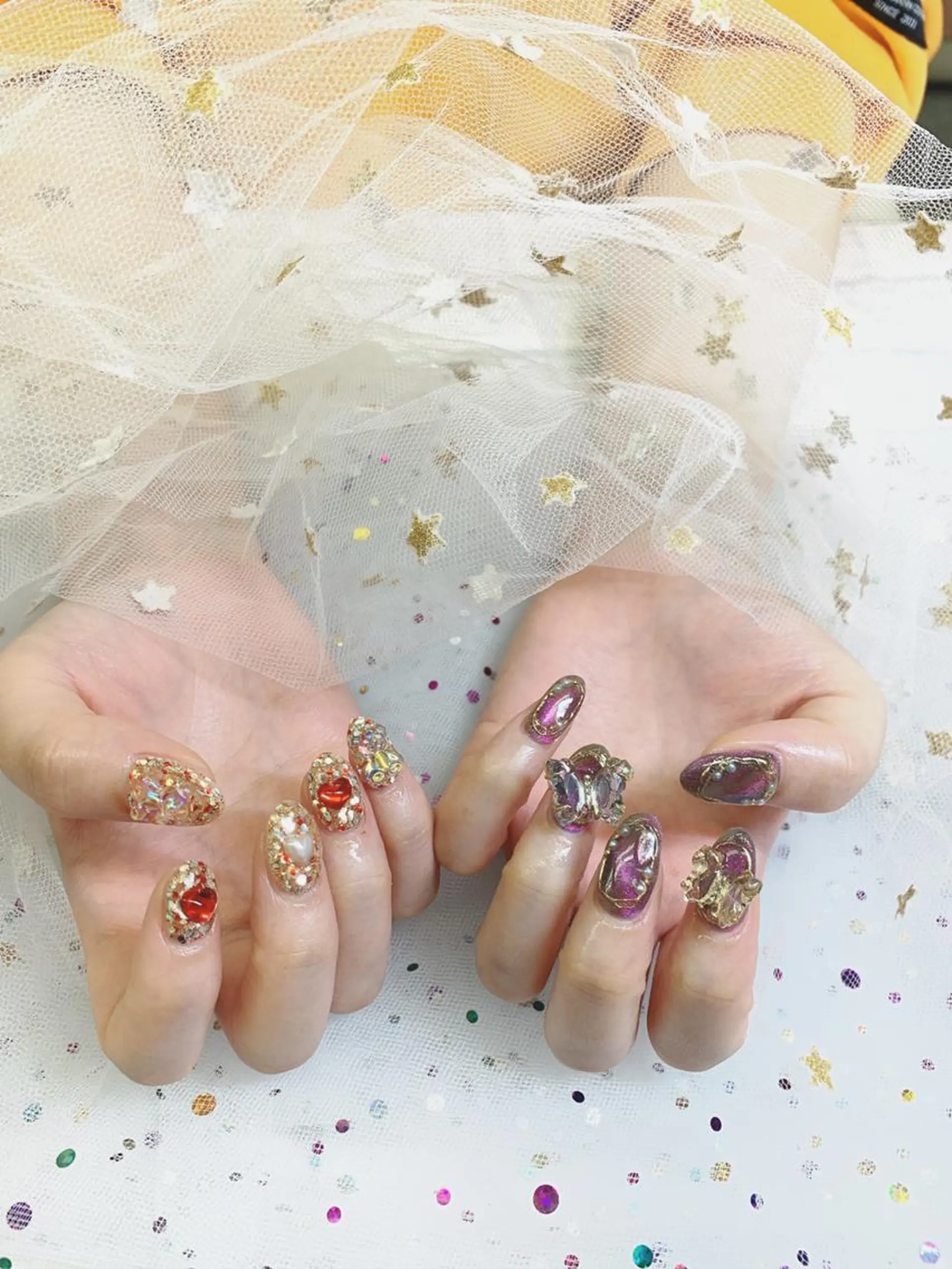 ネイル 持ち込み 🦋ネイルサロン ブラン🌈ゆりのネイルデザイン