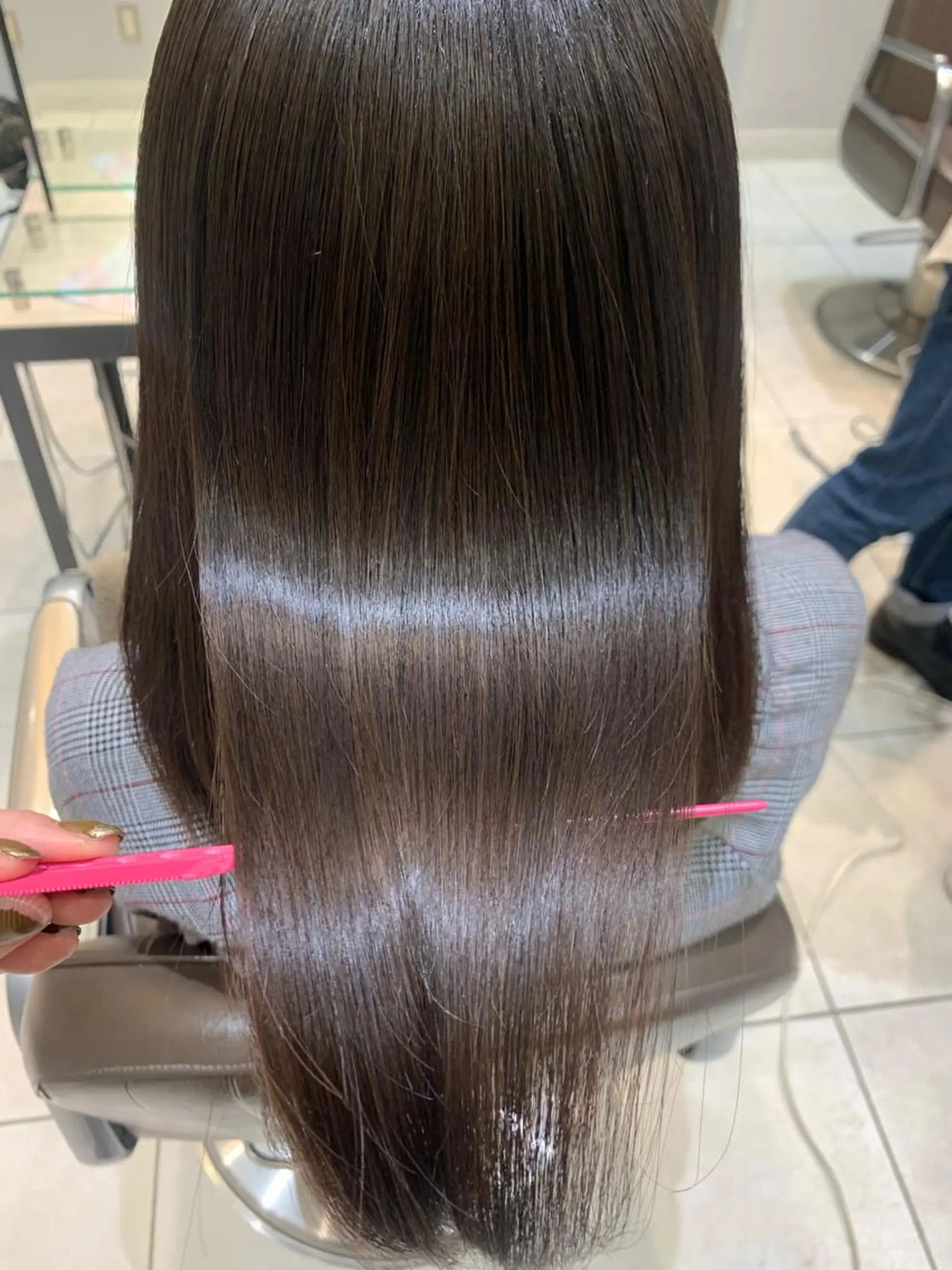 ミディアム カラー パーマ キッズ 髪質改善 酸熱トリートメント/ 髪質改善🌟玉井香奈のヘアスタイル