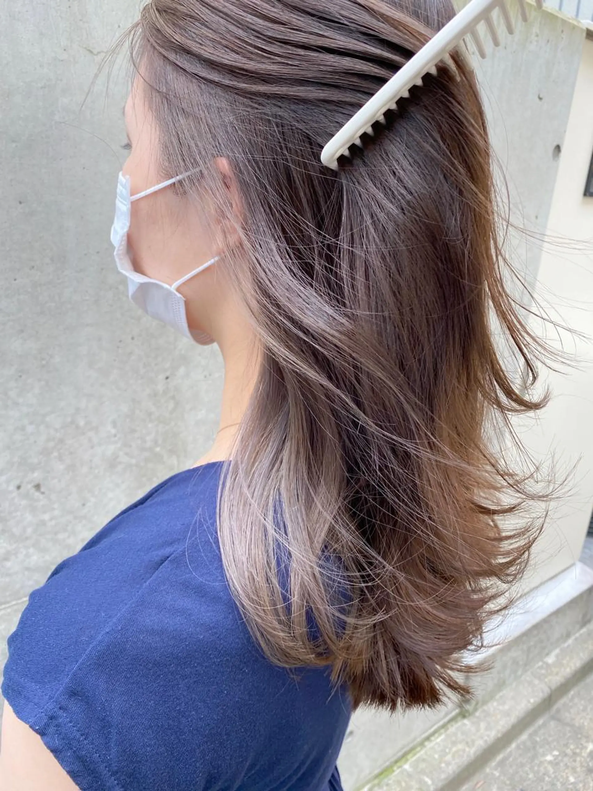 ロング ヘアカラー トリートメント レイヤーカット /透明感カラー西田のヘアスタイル