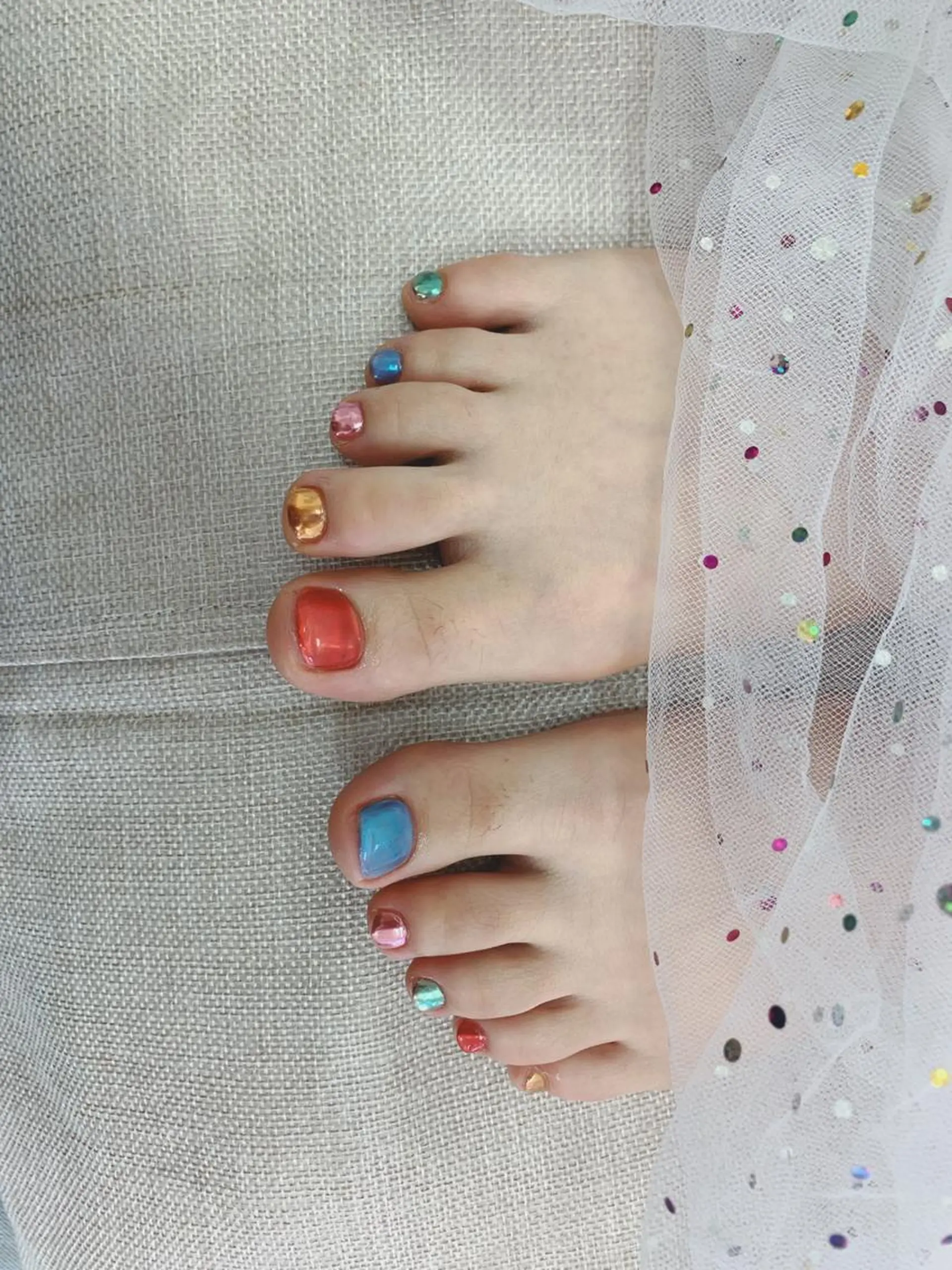 ネイル 🦋ネイルサロン ブラン🌈ゆりのネイルデザイン