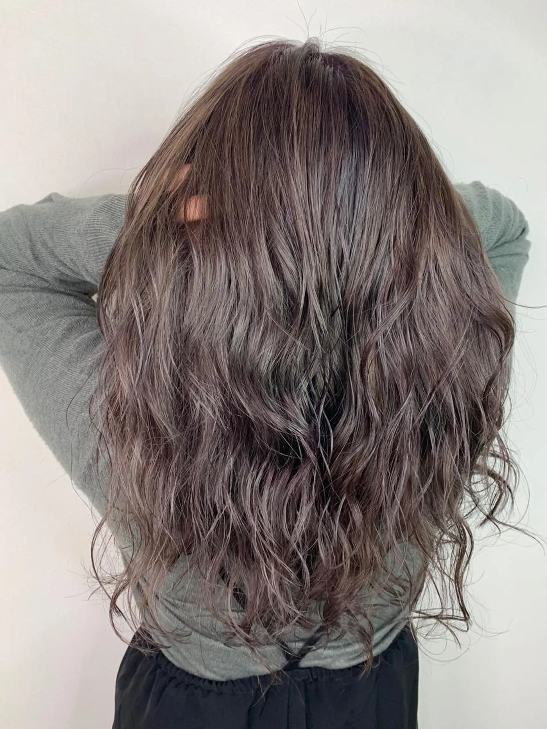 ロング カラー ヘアカラー トリートメント 酸性ストレート/ブリ ーチなし/中村 匠のヘアスタイル