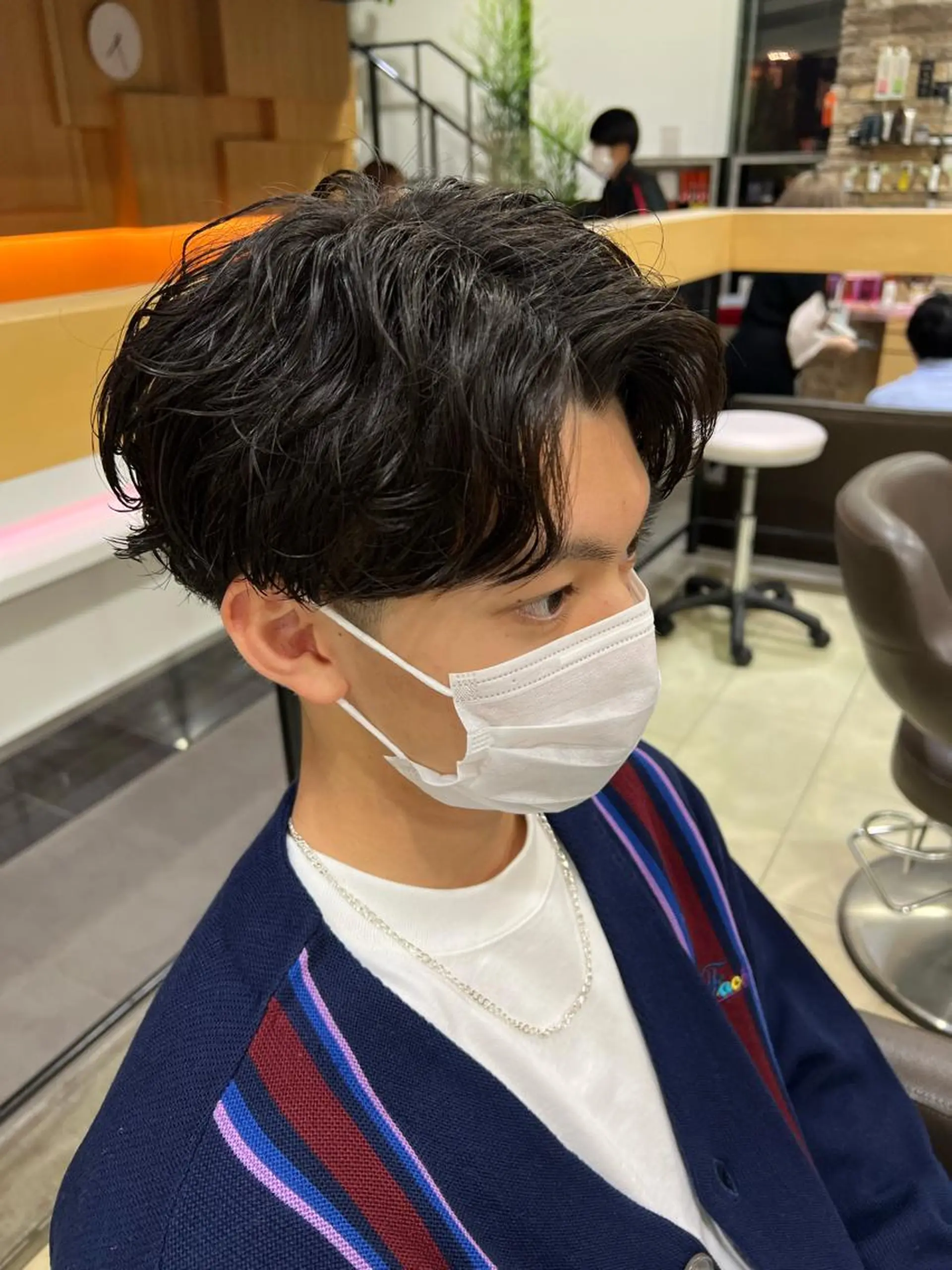 パーマ メンズ 韓国🩶Y2Kネイル 💫くれはのネイルデザイン