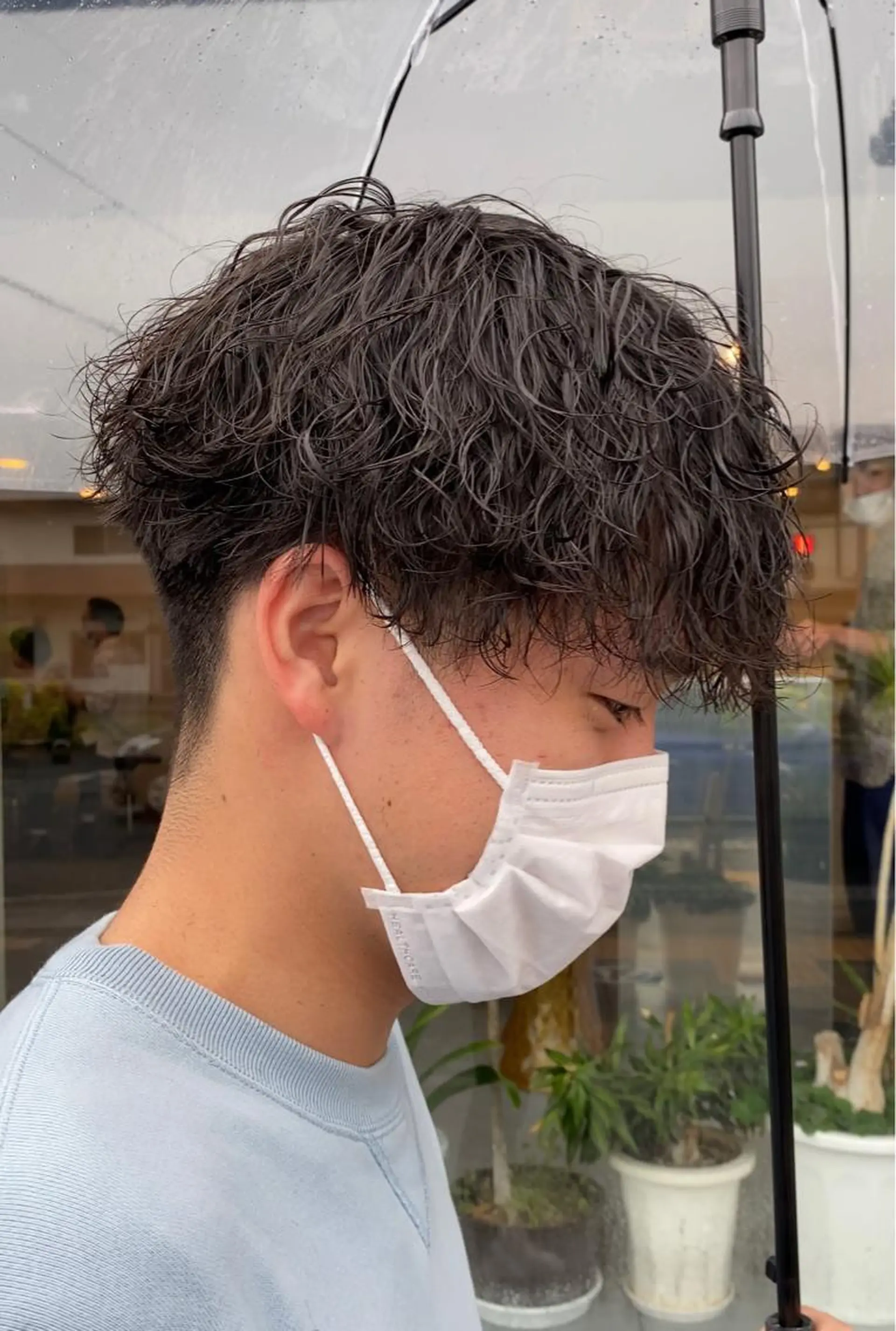 メンズ カット パーマ geep Ryoyaのヘアスタイル