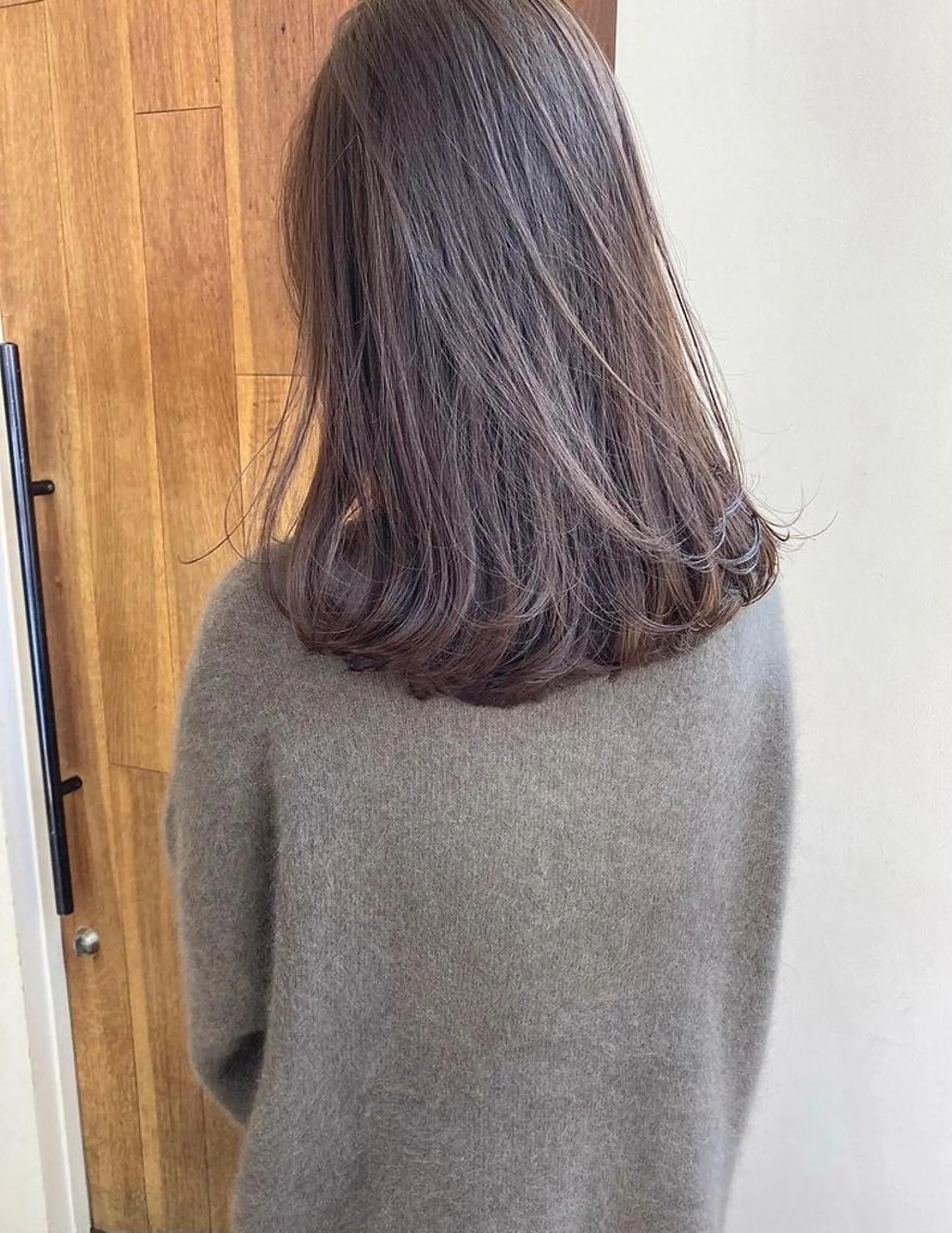セミロング カラー カット ヘアカラー トリートメント HATSUMEI ゆうまのヘアスタイル