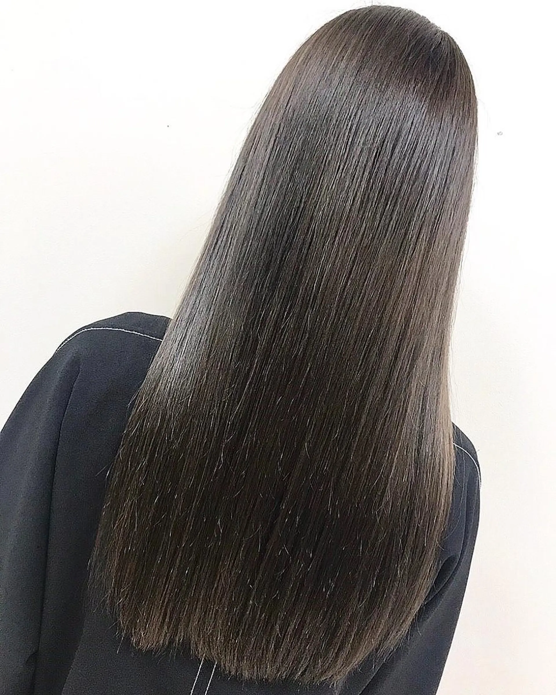 ロング 髪質改善 カット 縮毛矯正 トリートメント 濱川 佳奈のヘアスタイル