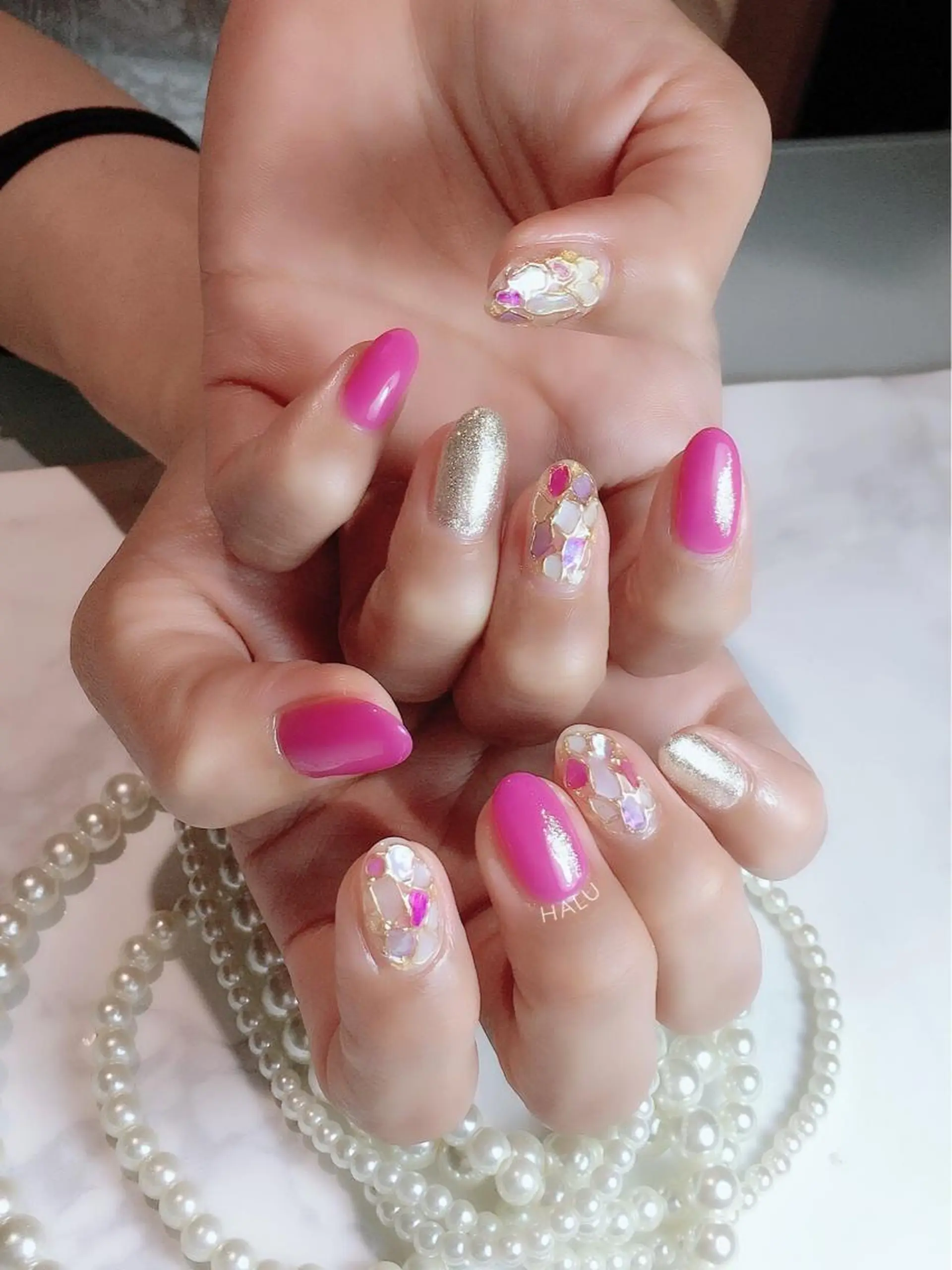ネイル ピンク HALU ハルのネイルデザイン