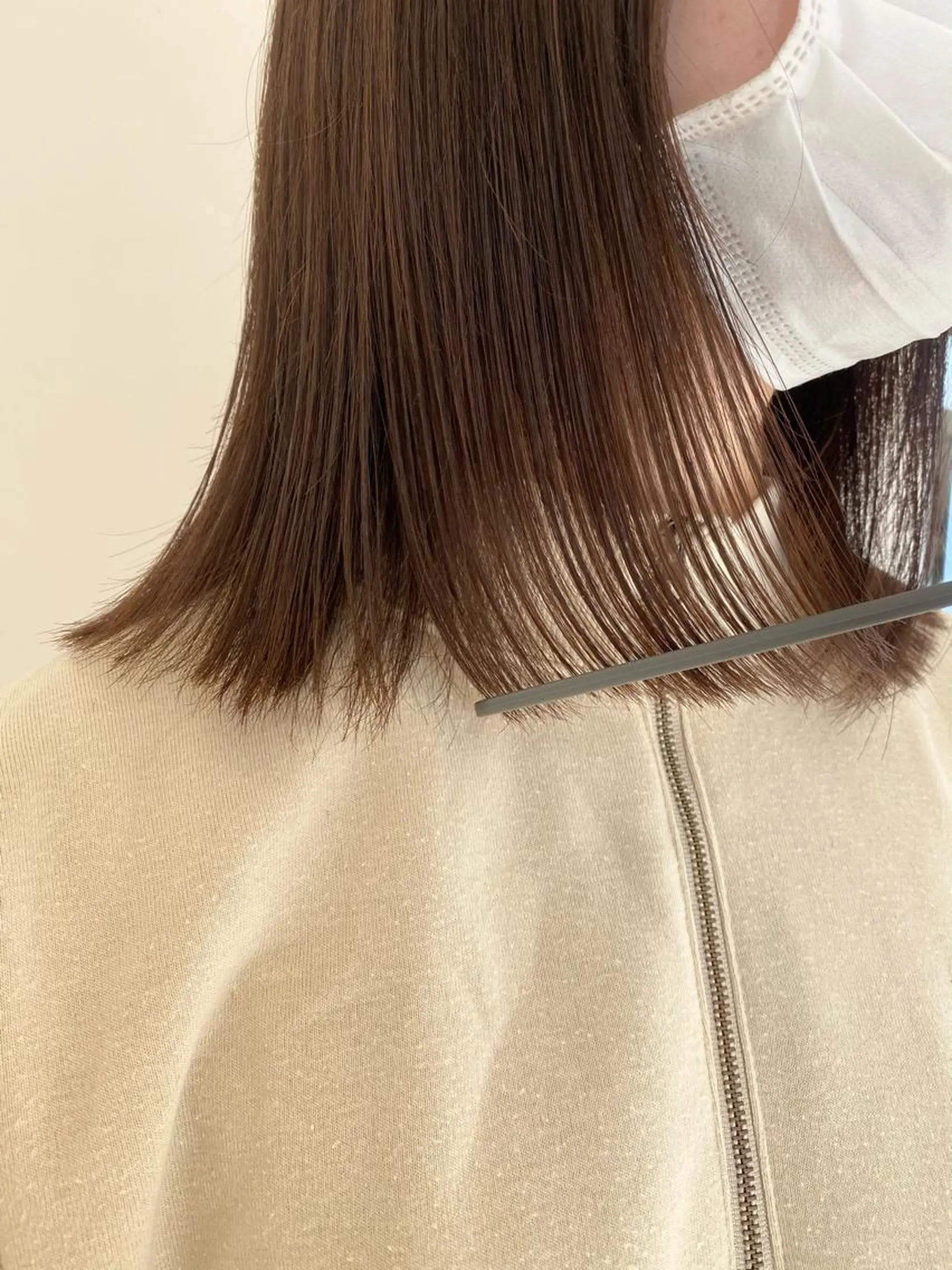 ミディアム カラー カット ヘアカラー トリートメント ヘアセット ハイトーン/ウルフ /レイヤー/坂野幸伸のヘアスタイル