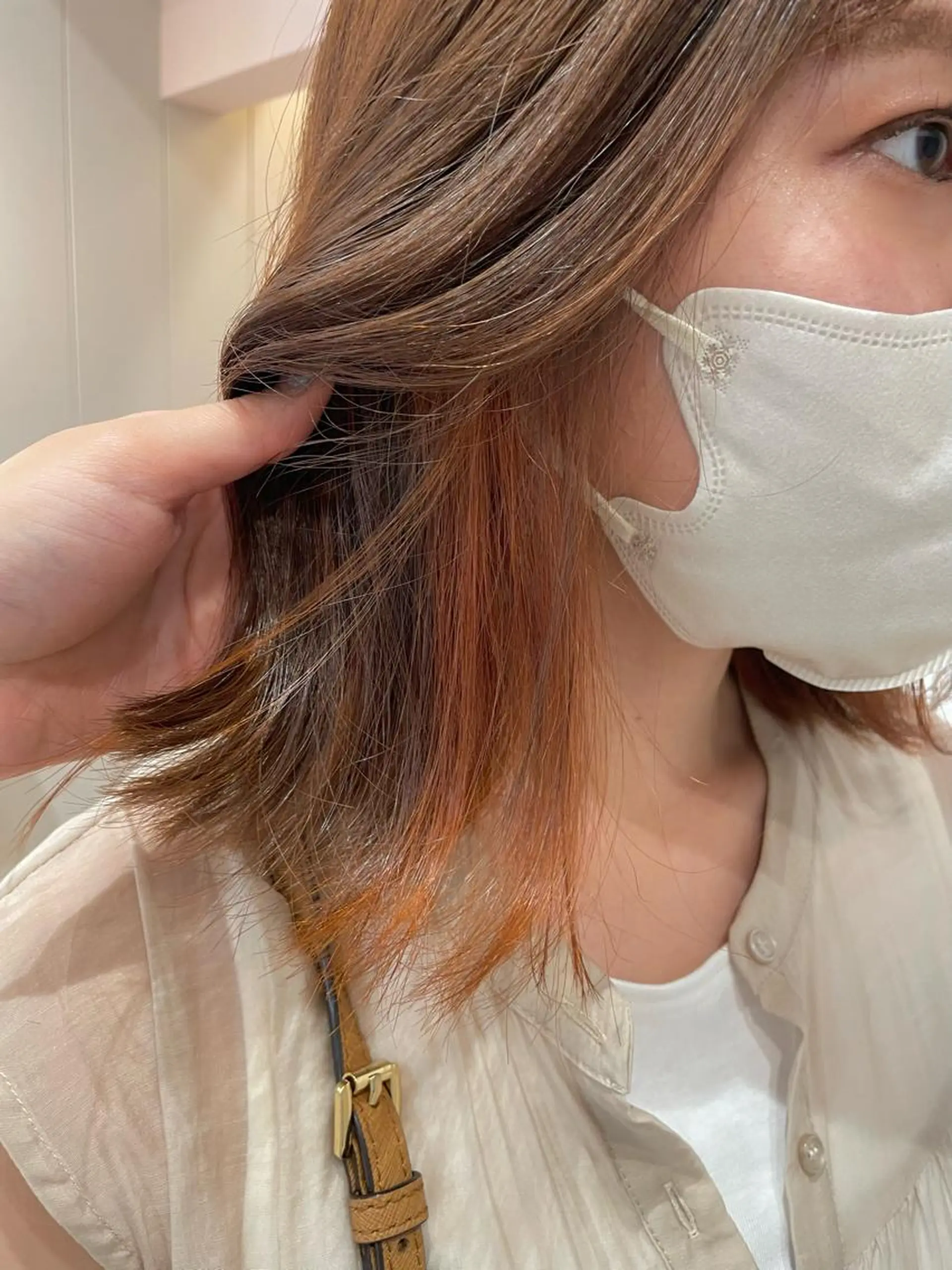 ミディアム 髪質改善 トリートメント ヘアカラー トリートメント ヘッドスパ マホ/日吉/髪質改善 /レイヤー/ガーリーのヘアスタイル