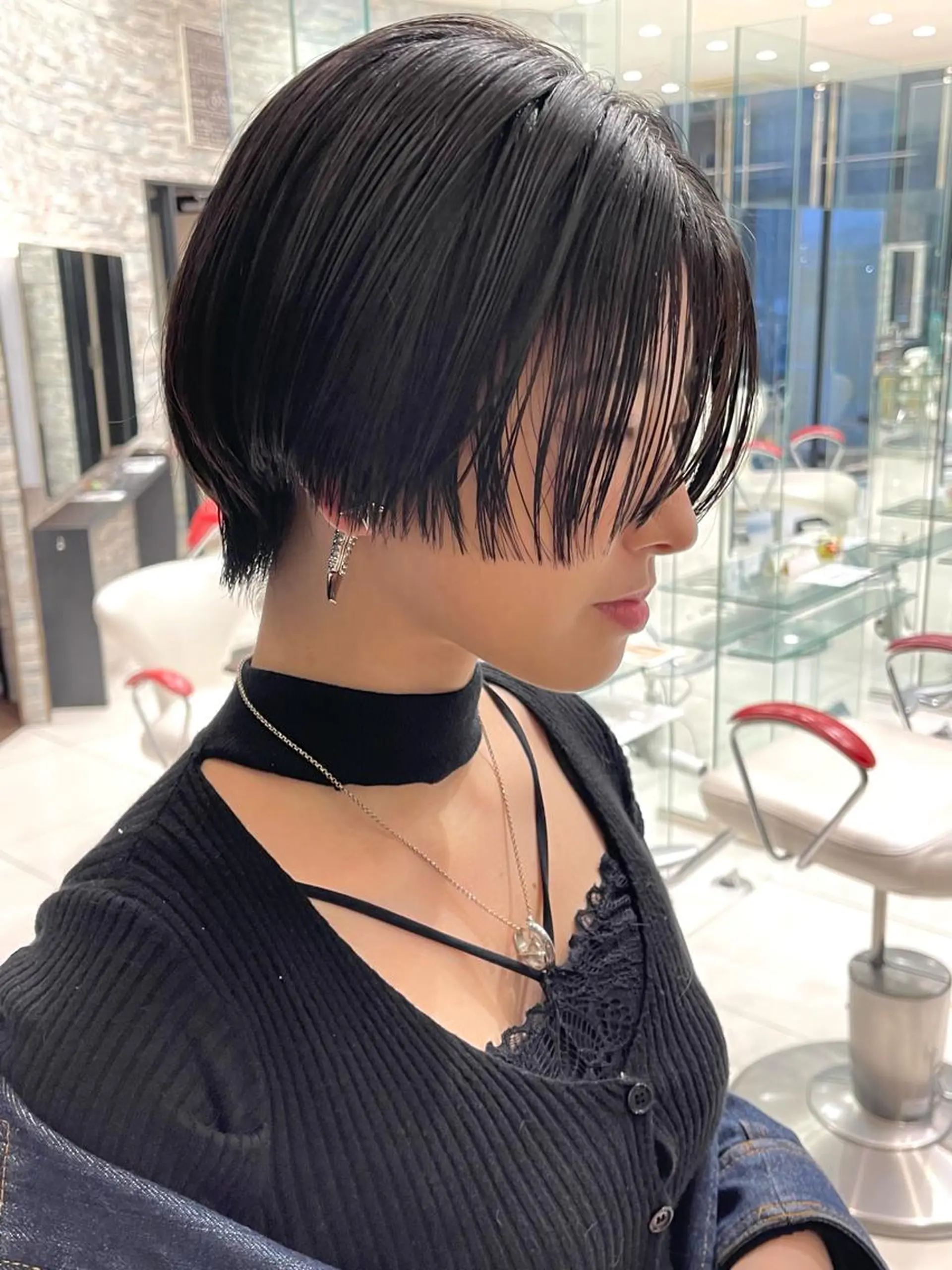 ショート ショートボブ ハンサムショート ボブ ショートヘア graxi'    グラシー所属・ブリーチ/ハイトーン SERINAのヘアスタイル