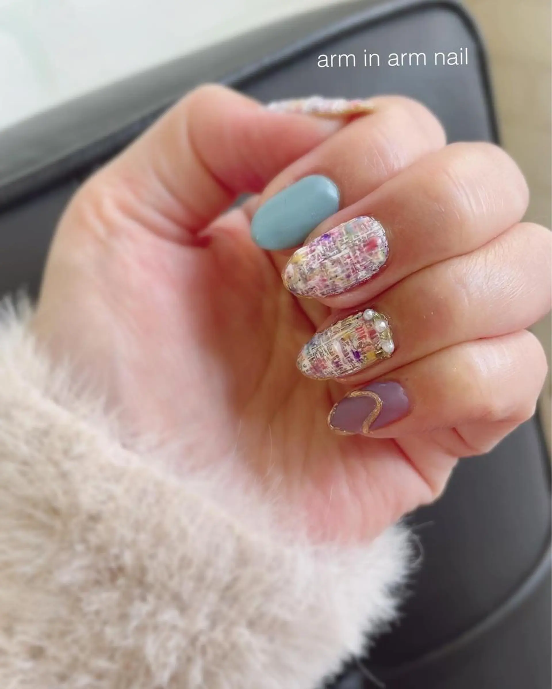 ネイル arm in arm ︎✿Yamamotoのマツエク・マツパデザイン