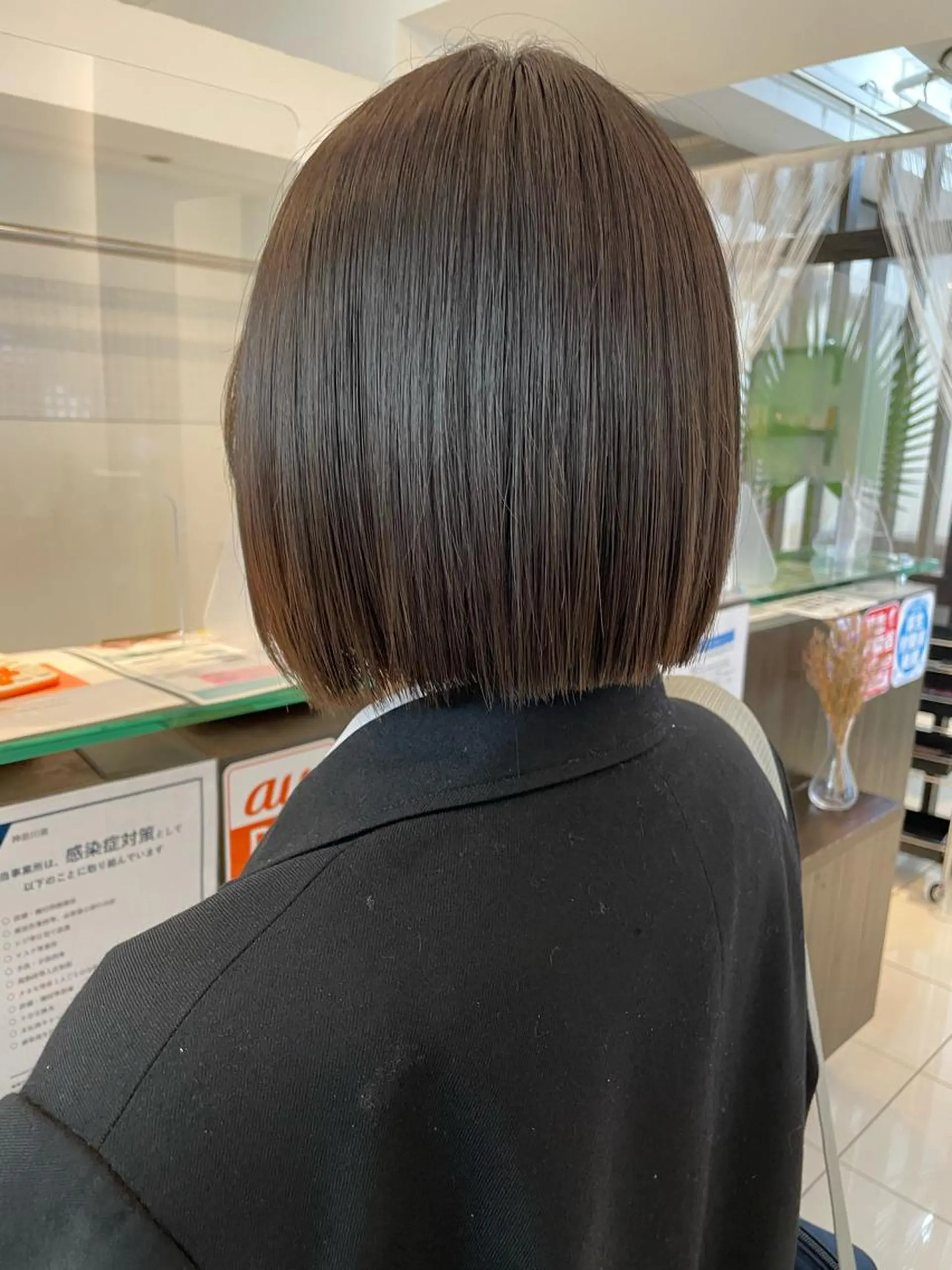 ショート 切りっぱなしボブ ボブ 美容学生必見❣️お得 クーポン有り💓池辺のヘアスタイル