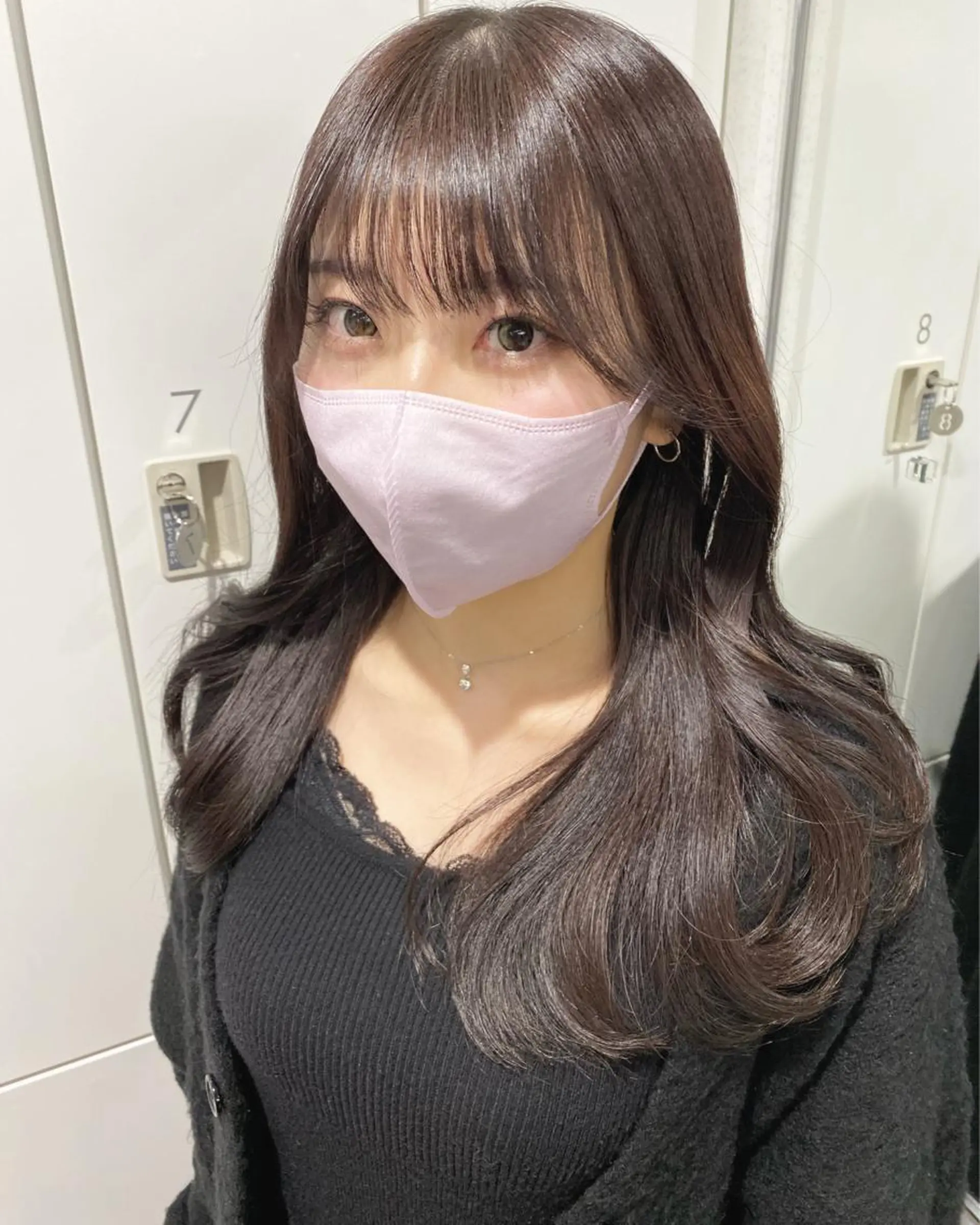 セミロング 韓国風ヘア トリートメント カット ヘアカラー トリートメント 渋谷韓国ヘア🇰🇷 SAYAKA🩶ᩚのヘアスタイル