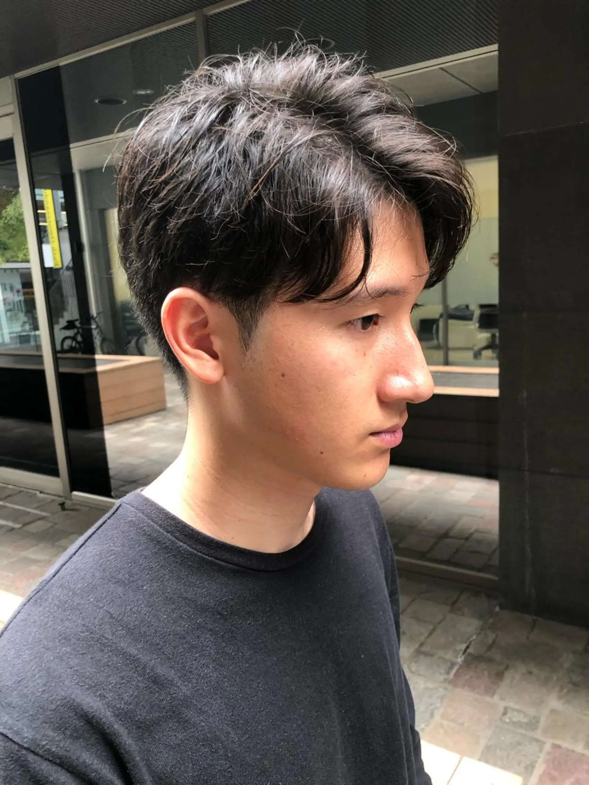 ショート メンズ🍃ナチュラル 韓国風ヘアRENのヘアスタイル