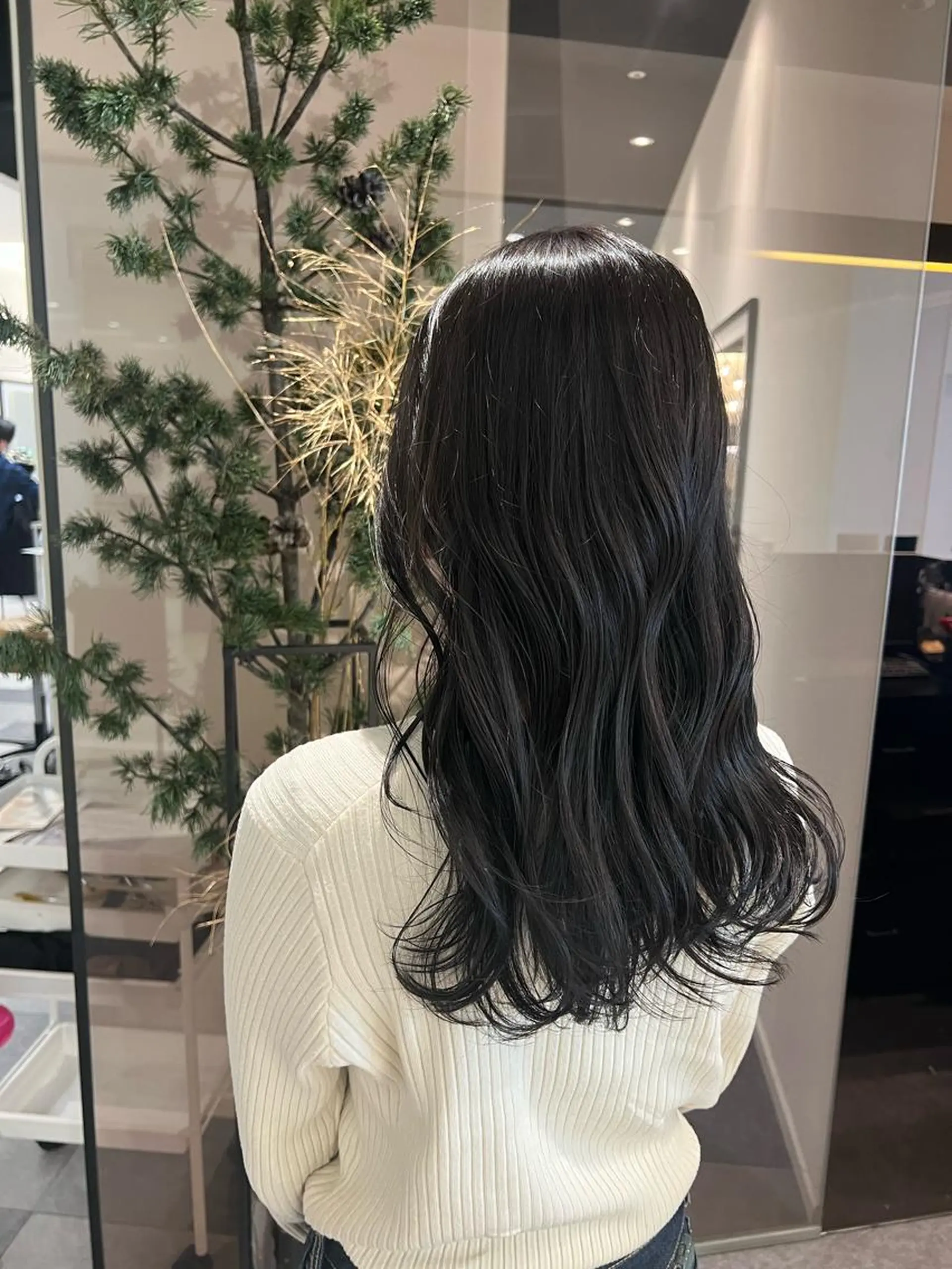 ロング カラー 透明感カラー レイヤーカット 似合わせカット 小顔カット 💎K-two名古屋 安田ちづる💎のヘアスタイル