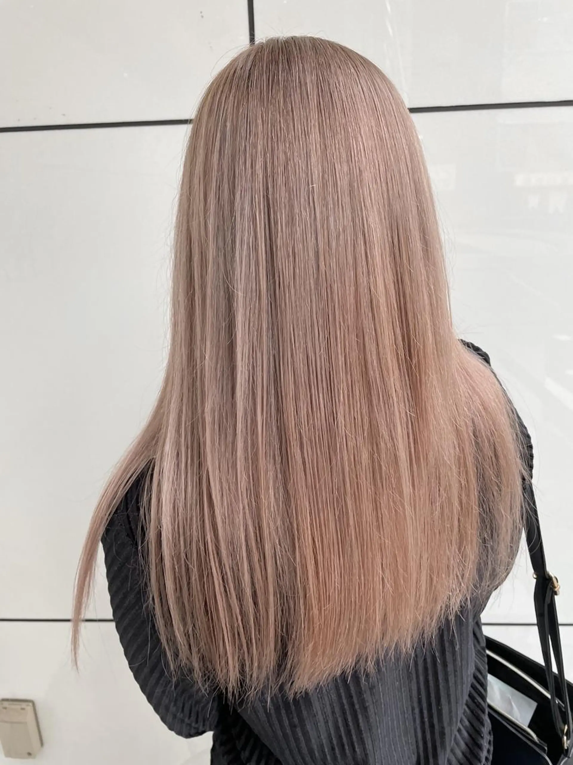 セミロング カラー ベージュカラー ミルクティーベージュ ralme/sol 髙橋一哉のヘアスタイル