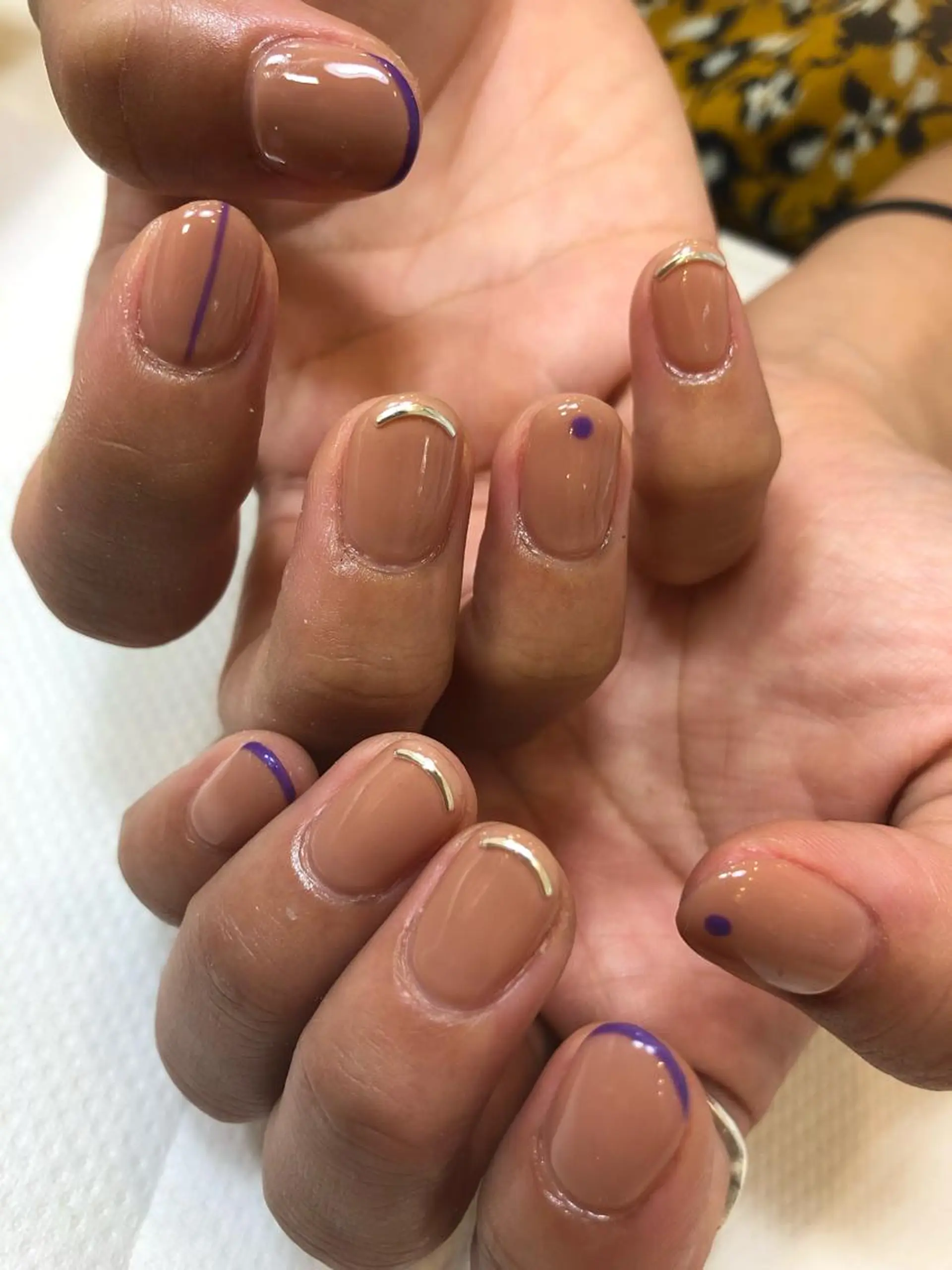 ネイル ハンドネイル umber 三茶1分のネイルデザイン