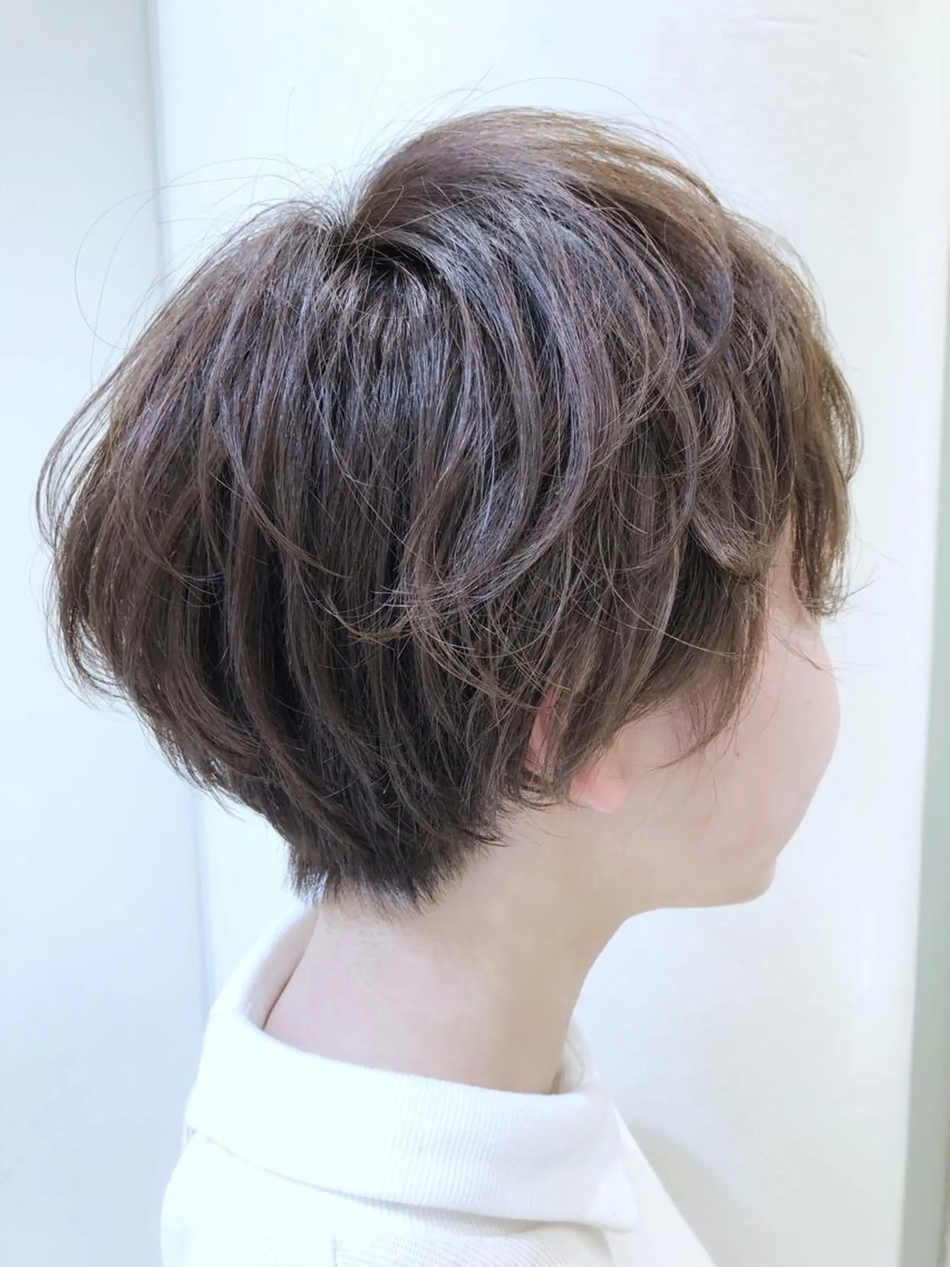 ショート パーマ 大人女性のショート ・ボブ✂︎沼尻典祥のヘアスタイル