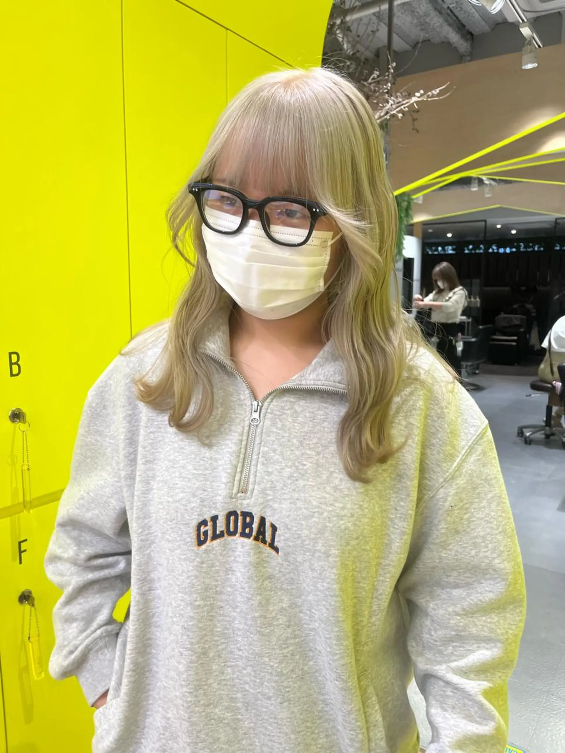 カラー ベージュカラー ホワイトベージュ 🟣niw SHUNNA🟣のヘアスタイル