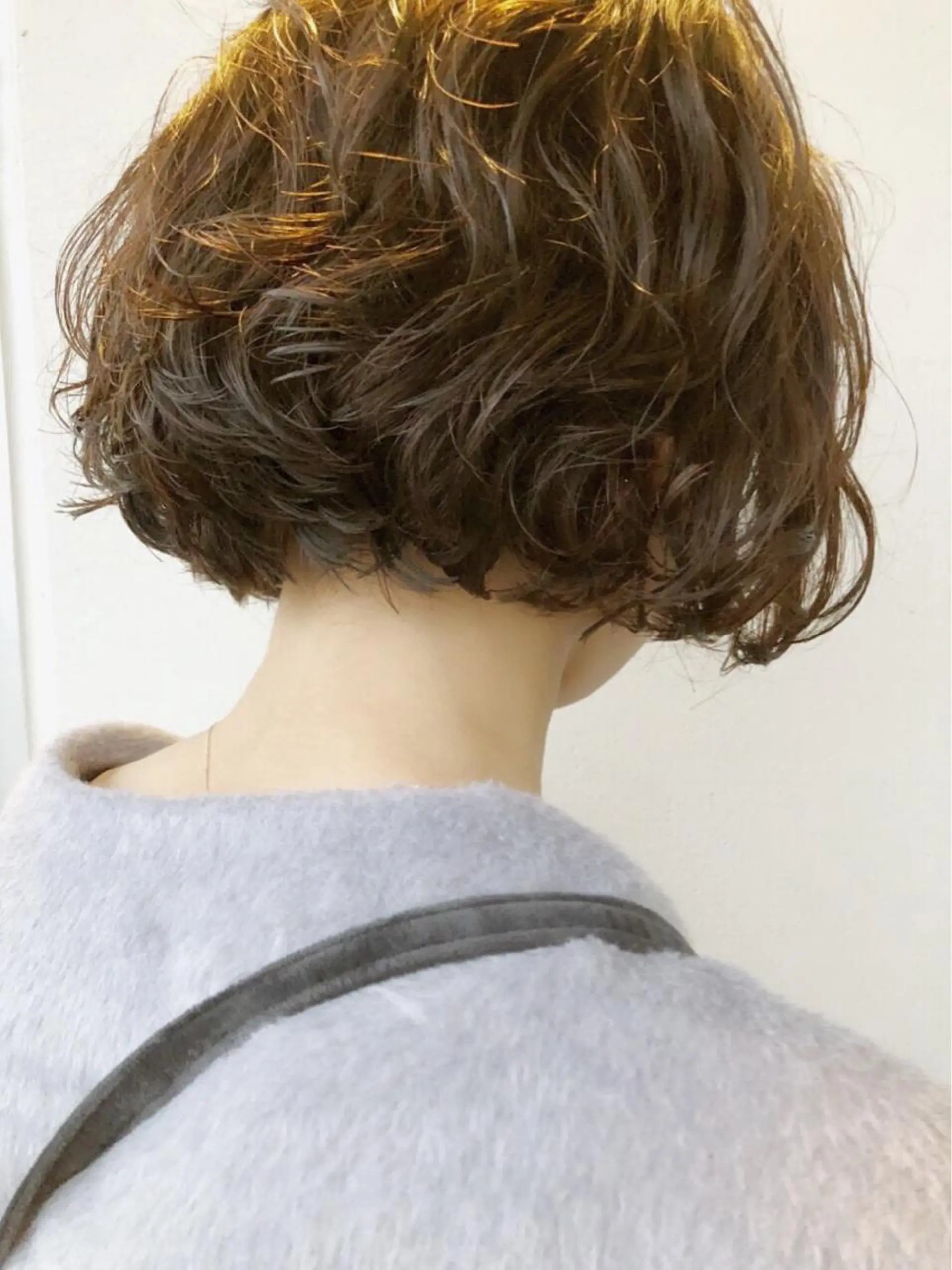 ショート パーマ ノグチ ユウキ/ボブのヘアスタイル