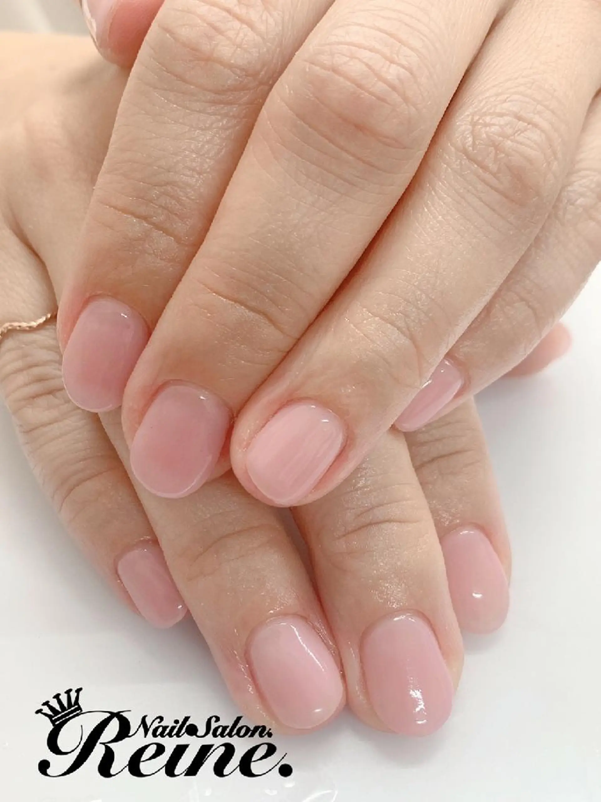 ネイル ワンカラーネイル Nailsalon Reine所属・玉栄 伶奈のネイルデザイン