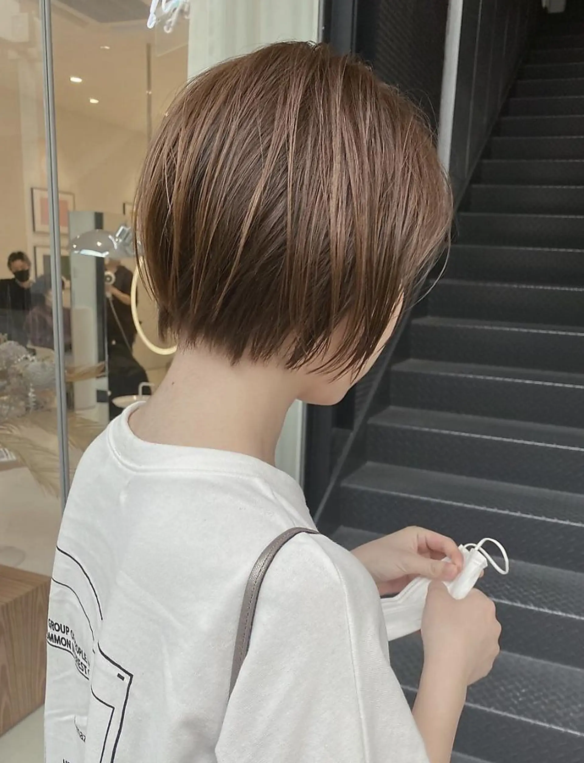 ショート カラー カット Nought etre 西金沢のヘアスタイル