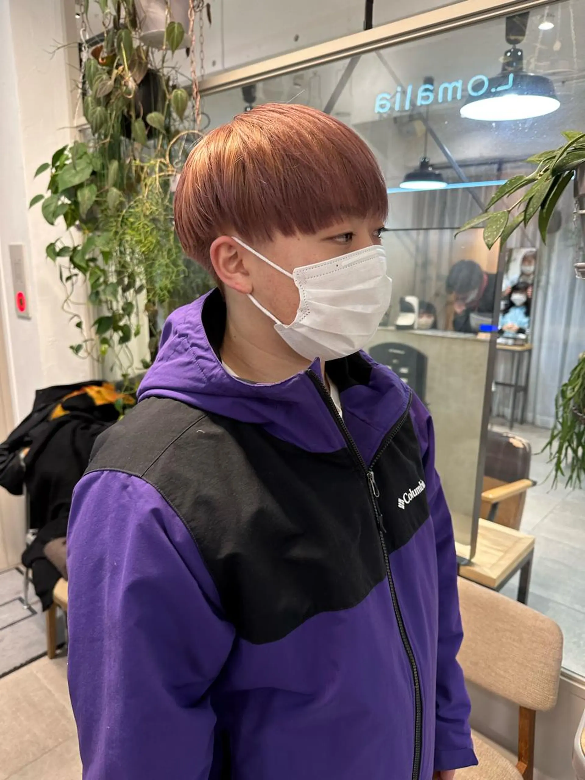 カラー メンズ REINA☁️透明感 カラー/ぷつっと♡のヘアスタイル