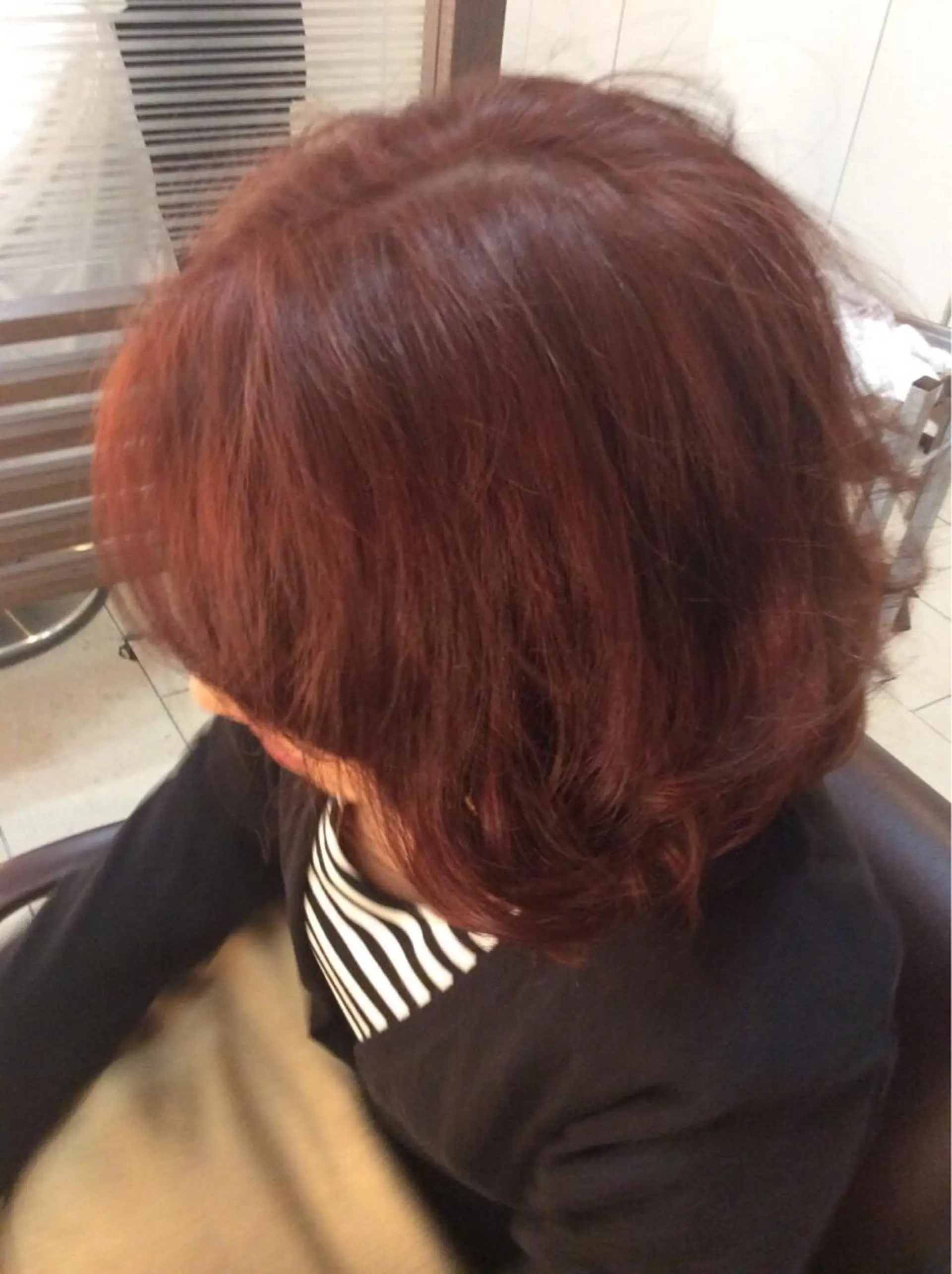 ミディアム カラー ピンクカラー レッドカラー 似合わせ／代表 髪質改善/山田将大のヘアスタイル