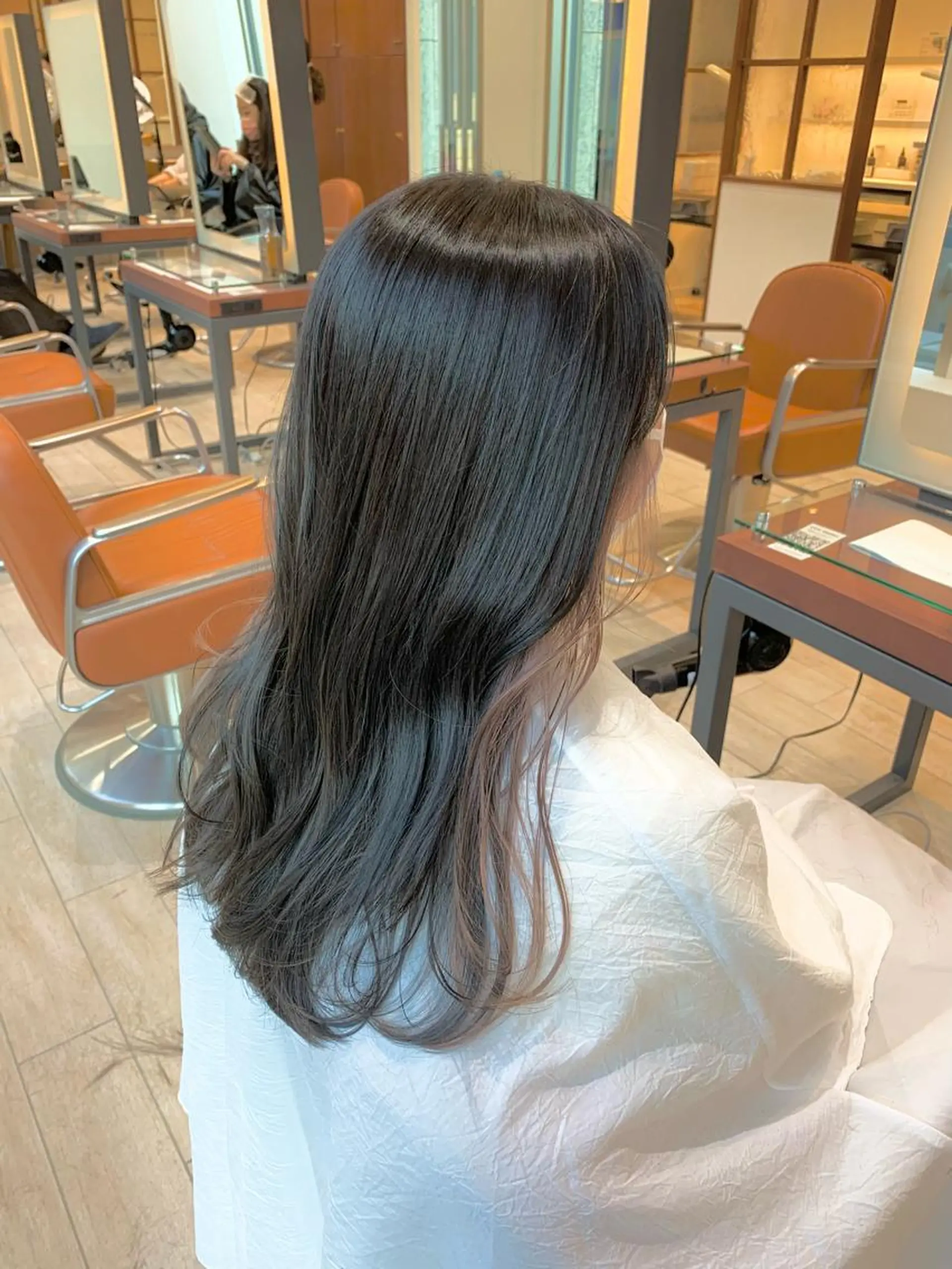 ロング カット ヘアカラー 縮毛矯正 トリートメント SALOWIN 銀座一丁目店所属・髪質改善/縮毛矯正 🎀小林 唯 🎀のヘアスタイル