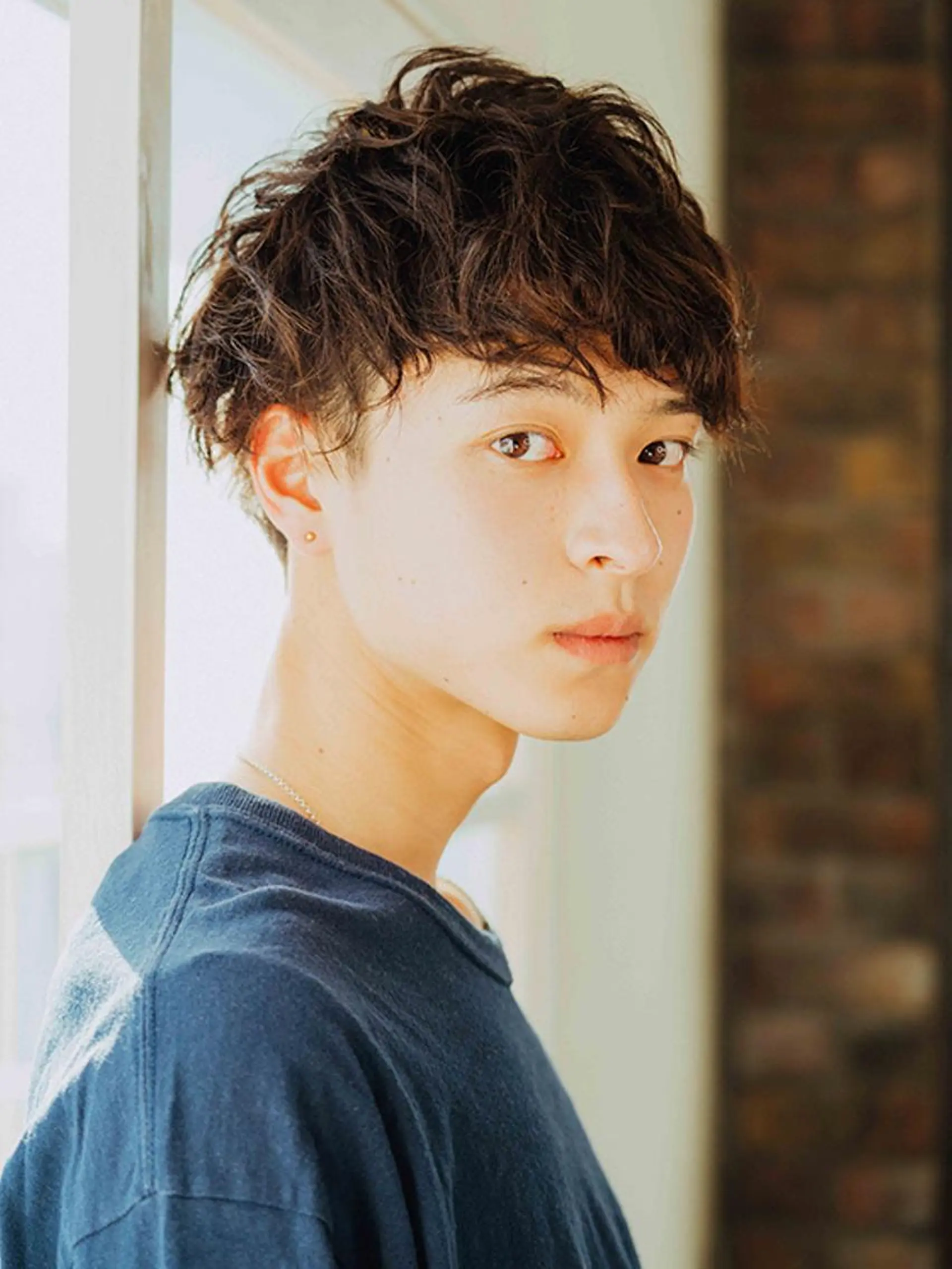 ショート カラー パーマ メンズ 【公式】amble luxe池袋東口🩷のヘアスタイル