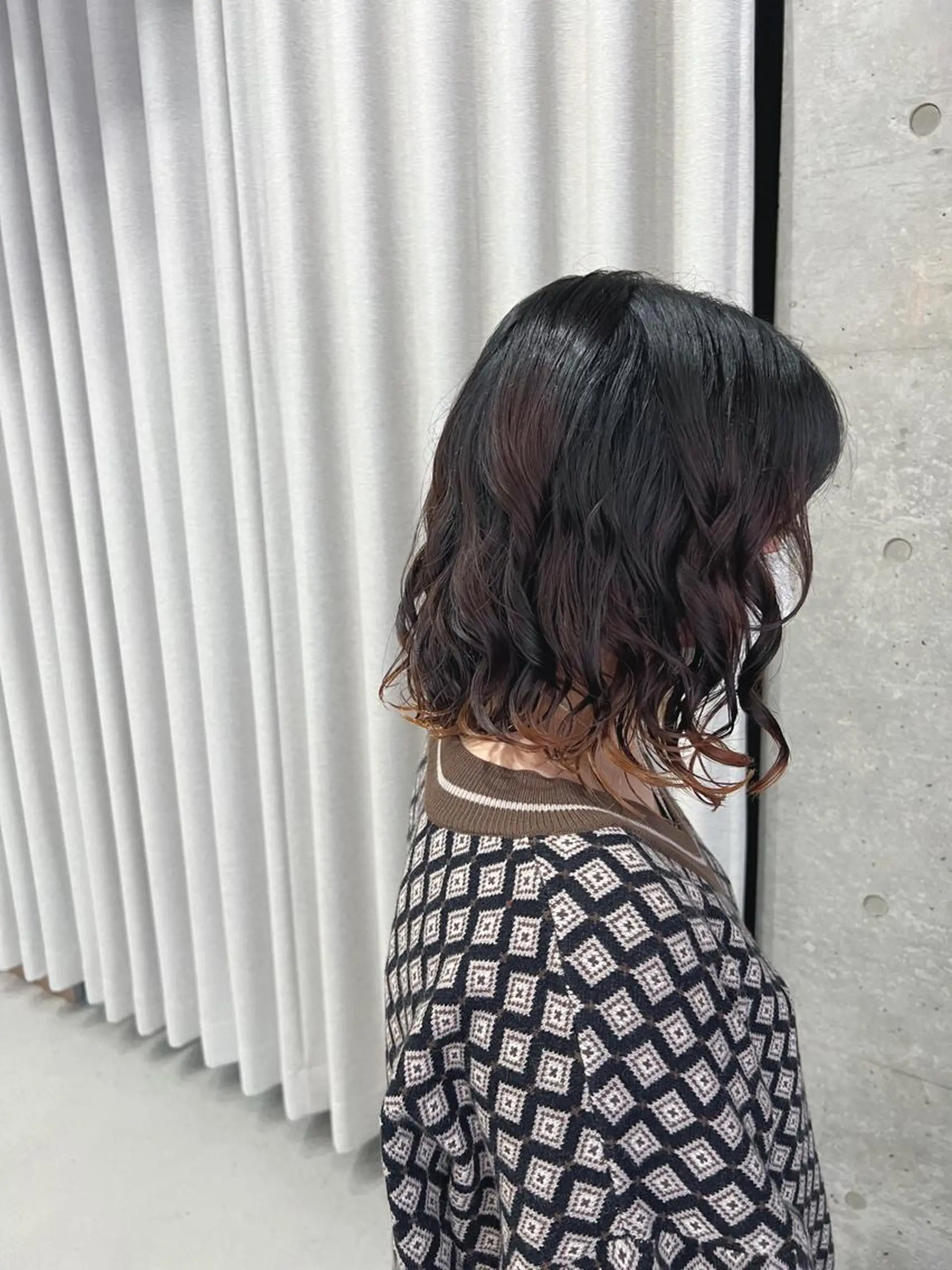 パーマ ボブパーマコテ巻き風 パーマNo1深江秀平のヘアスタイル