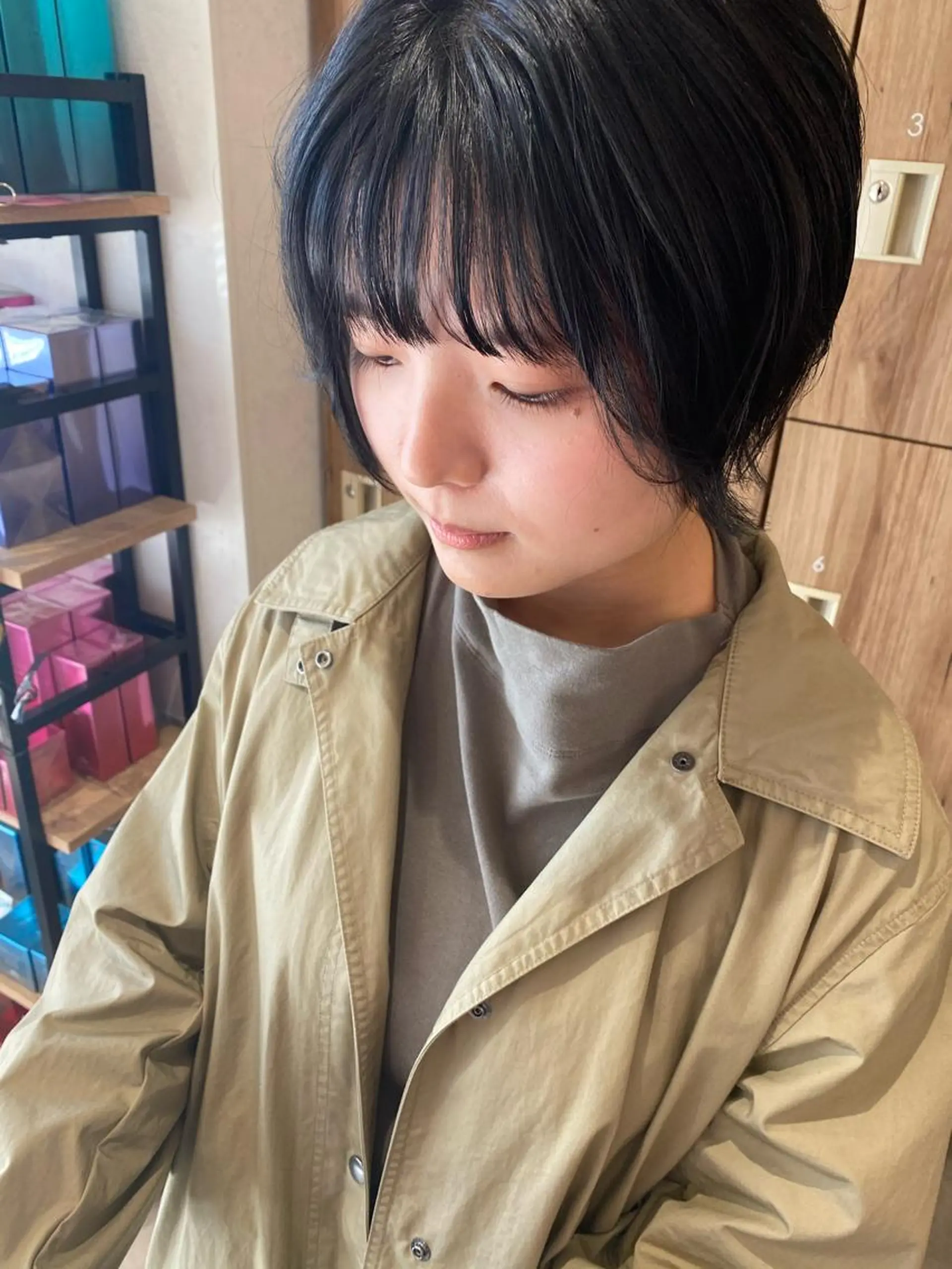 ショート カラー ヘアカラー トリートメント ヘッドスパ パーマ指名No1 /namiのヘアスタイル