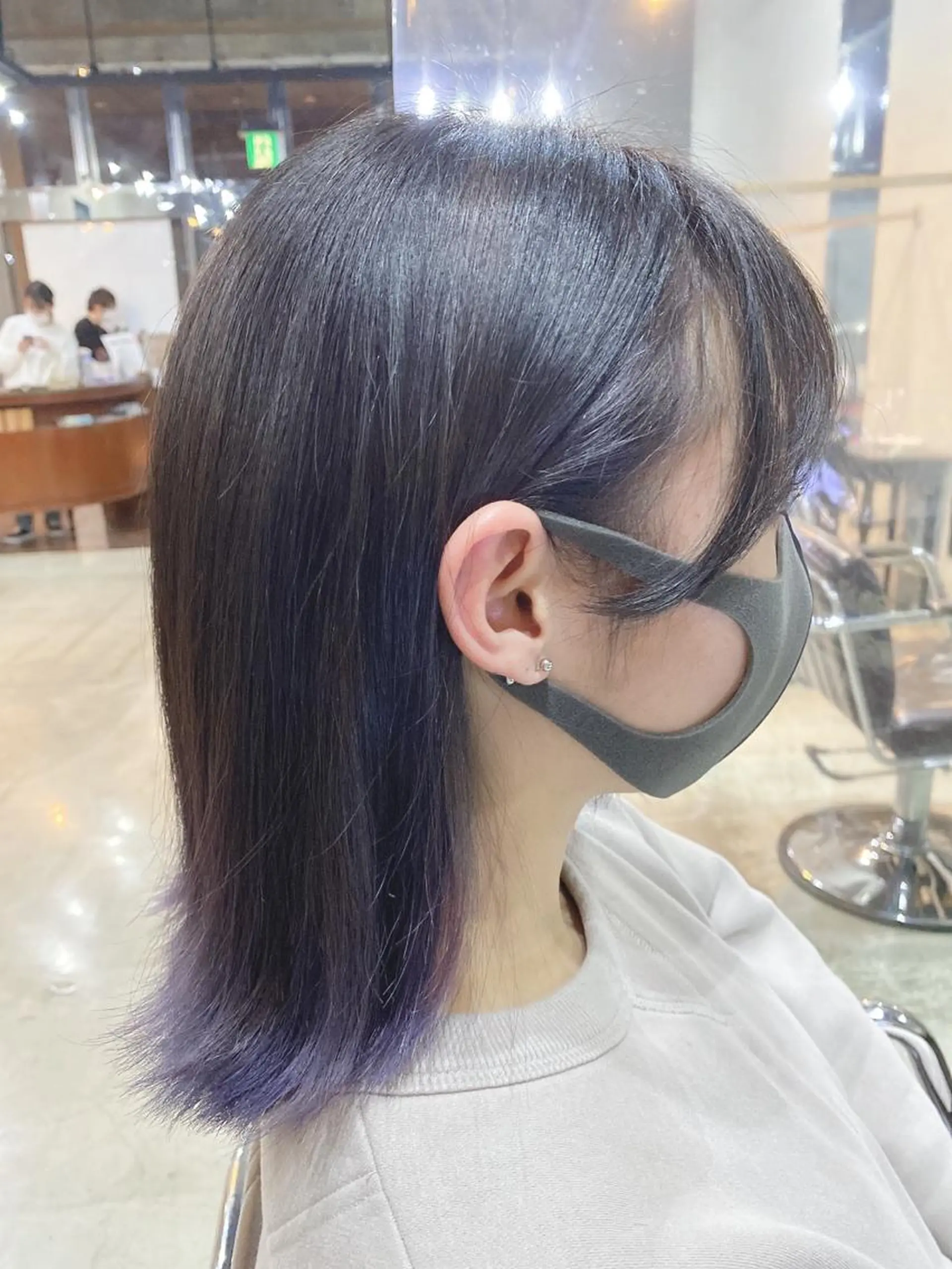 ミディアム カット ヘアカラー 桜田 修未のヘアスタイル