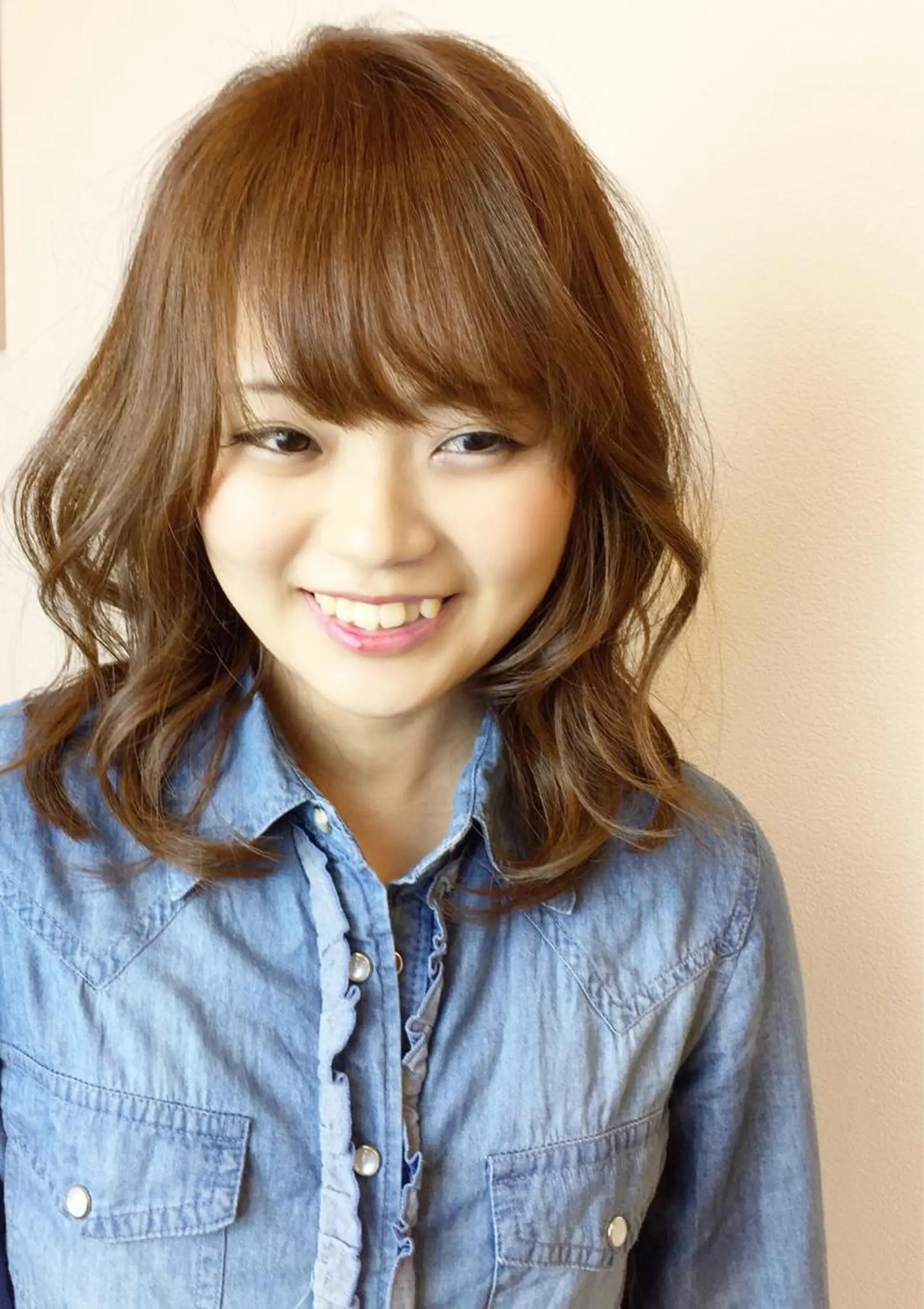 セミロング トリートメント ブルーム プレミアムのヘアスタイル