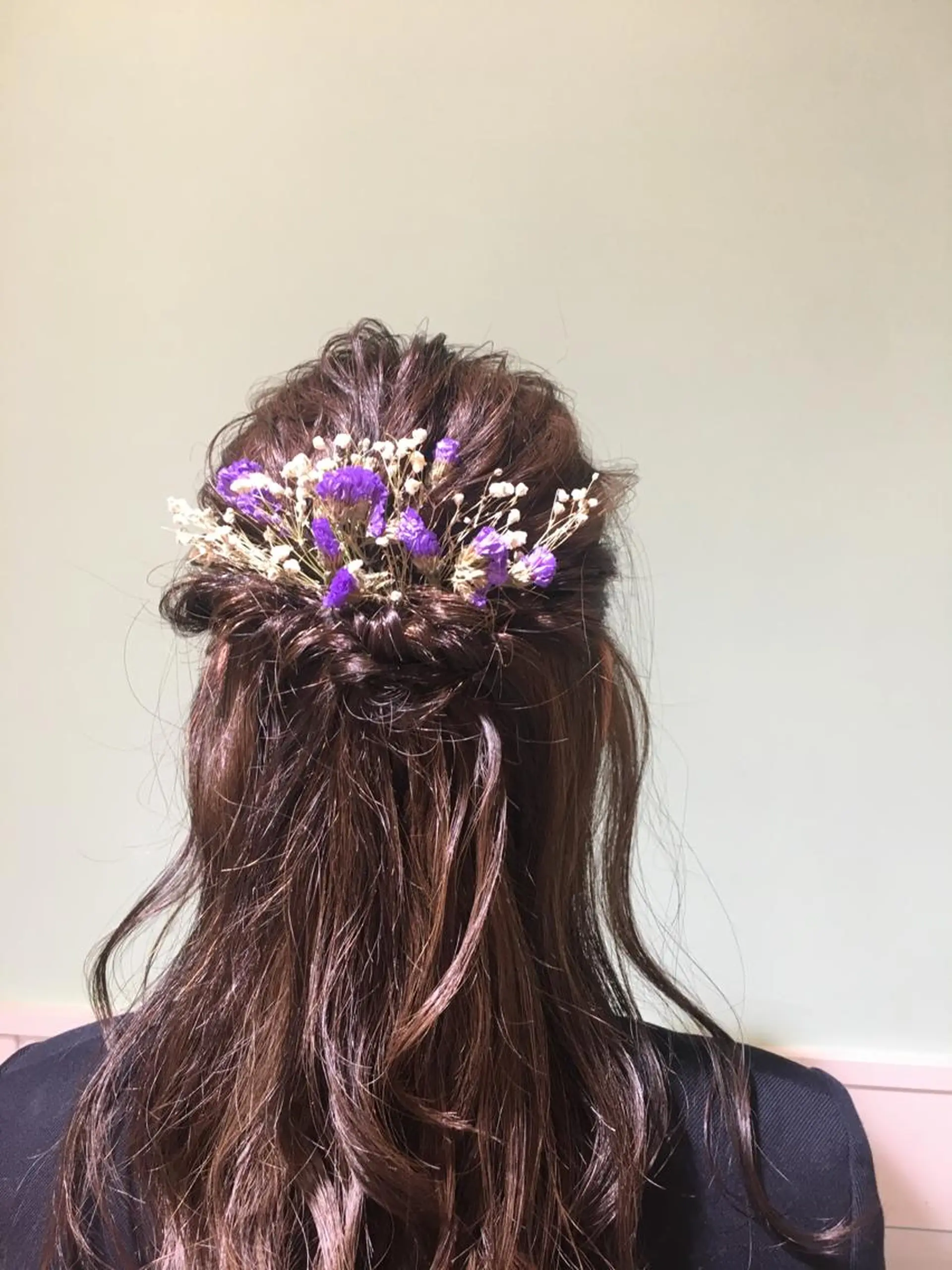 セミロング 卒業式のヘアスタイル 田中 未澪のヘアスタイル