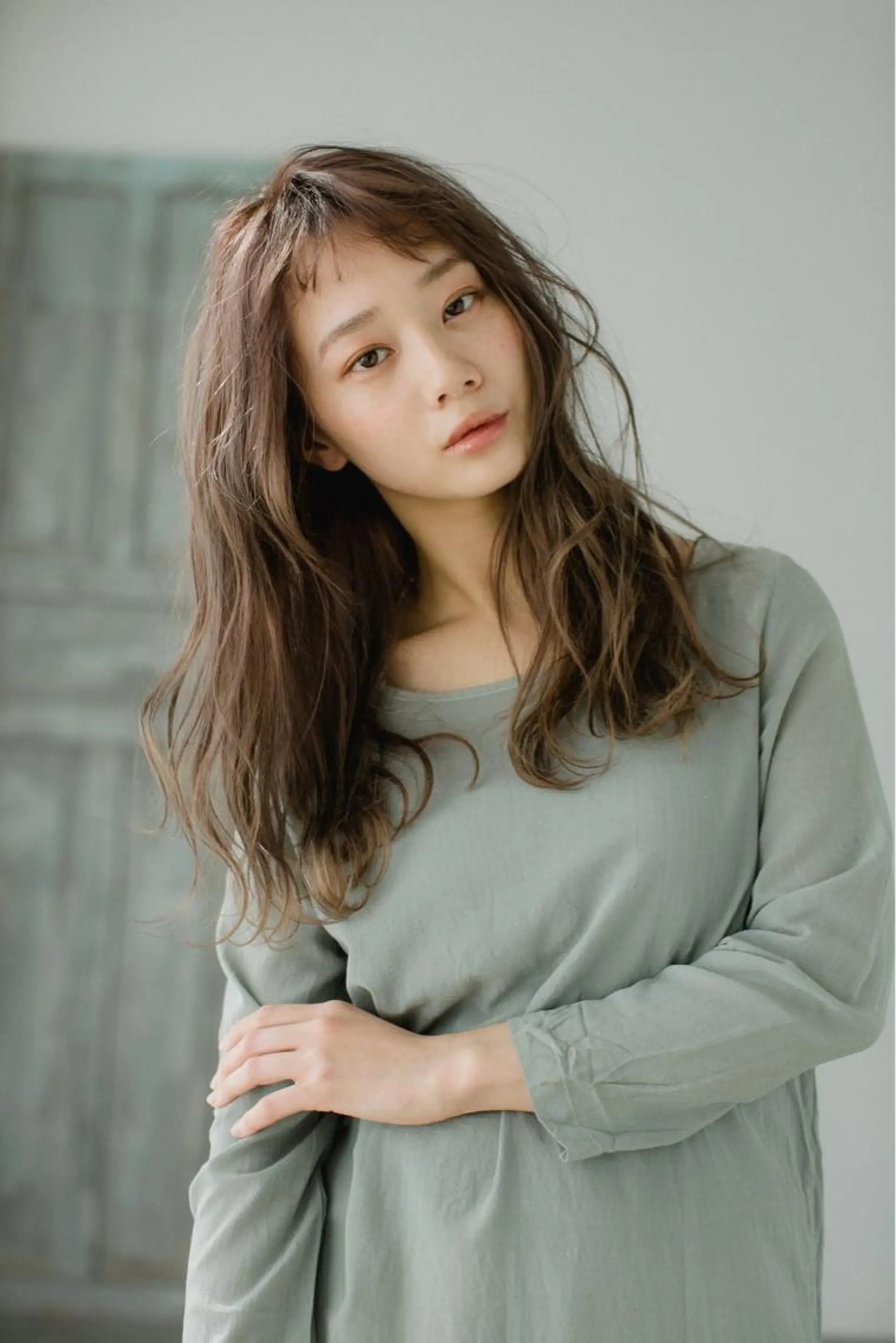 ロング カラー カット ヘアカラー トリートメント GO TODAY所属・ハイトーン/小顔 カット/Ayumuのヘアスタイル