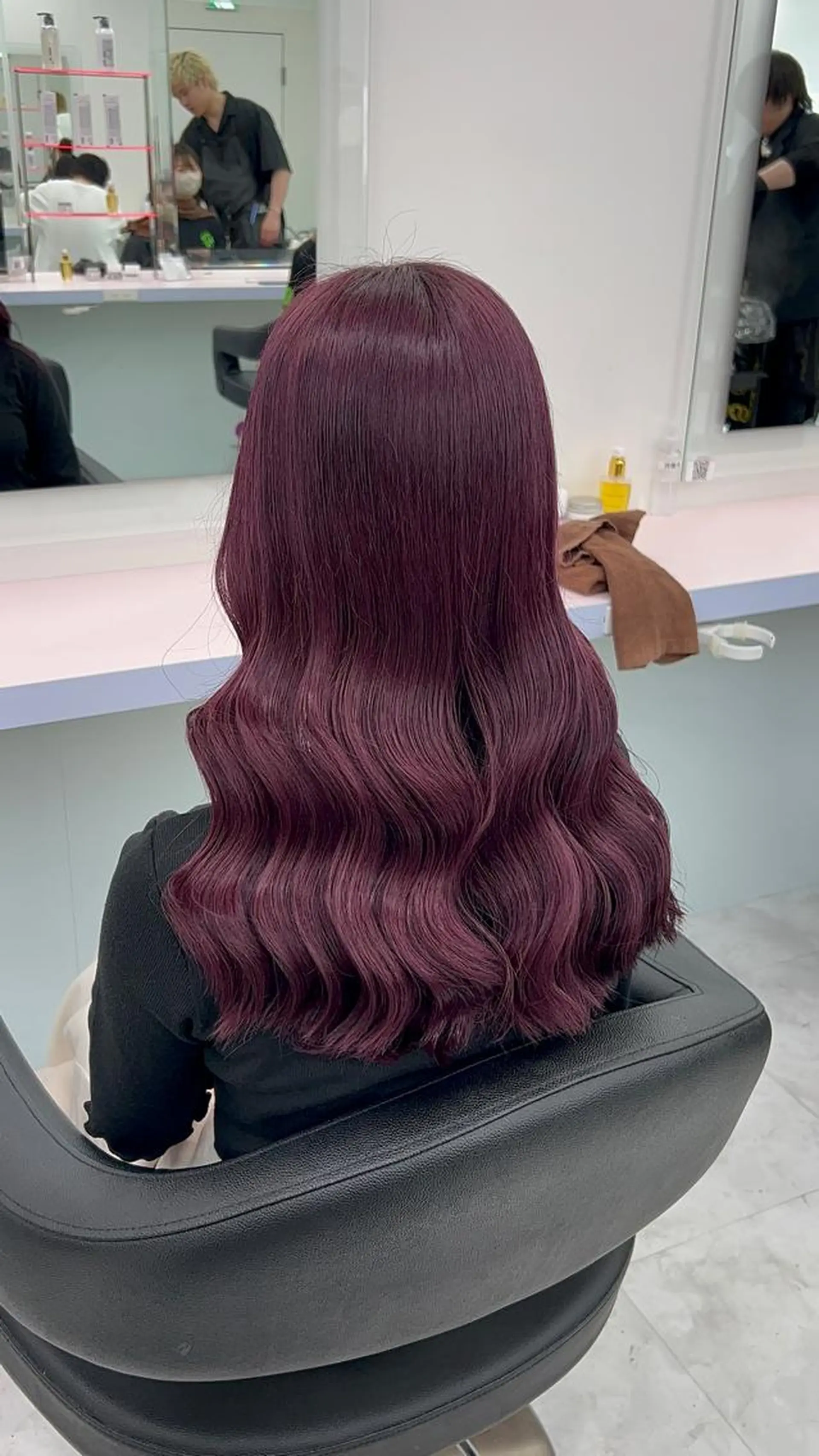 ロング カラー ヘアアレンジ ヘアカラー トリートメント ブリーチなしの達人 🇰🇷KAITOのヘアスタイル