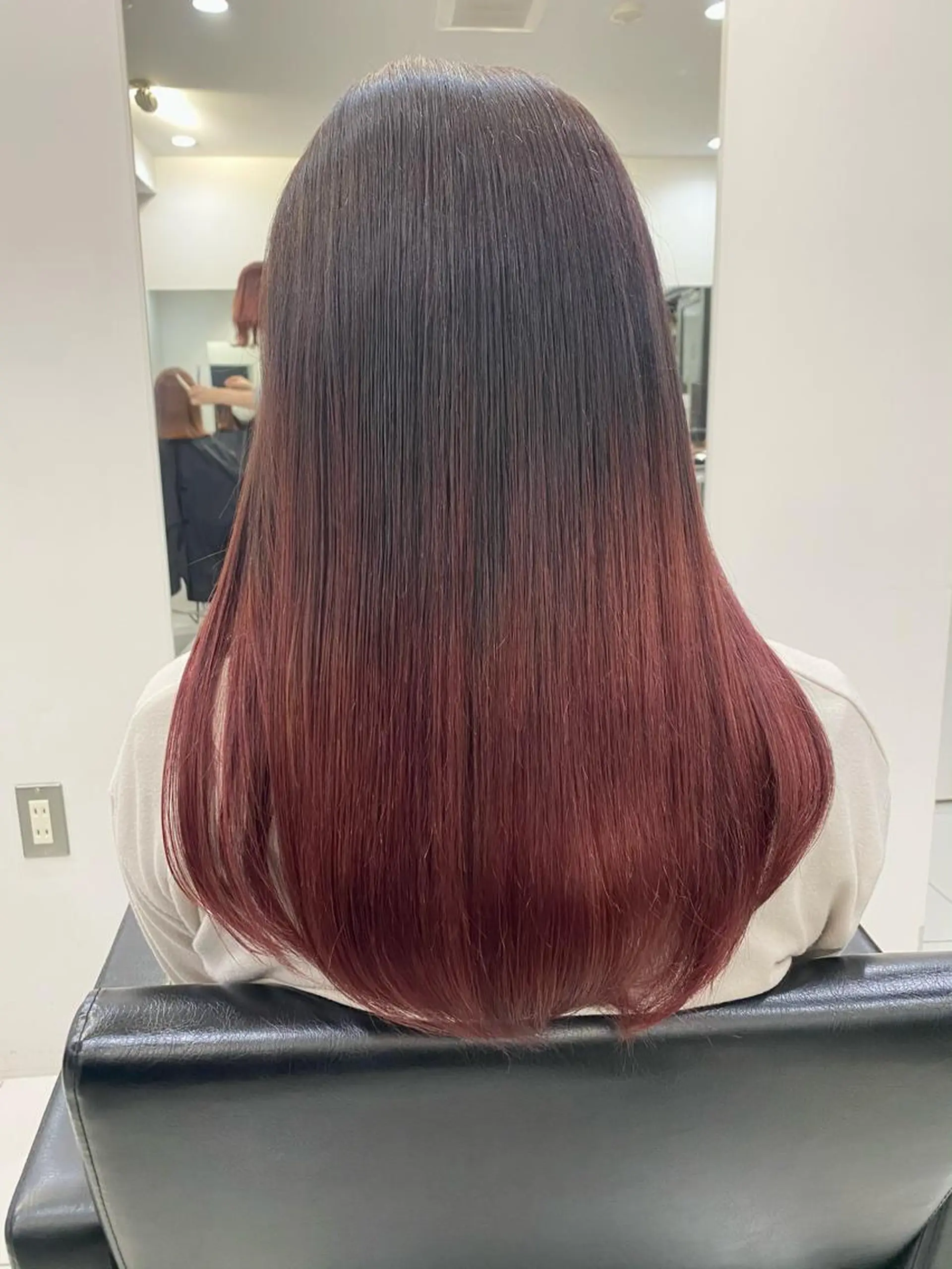 ロング カラー グラデーションカラー opus 店長大和 レイヤー/赤み消しのヘアスタイル