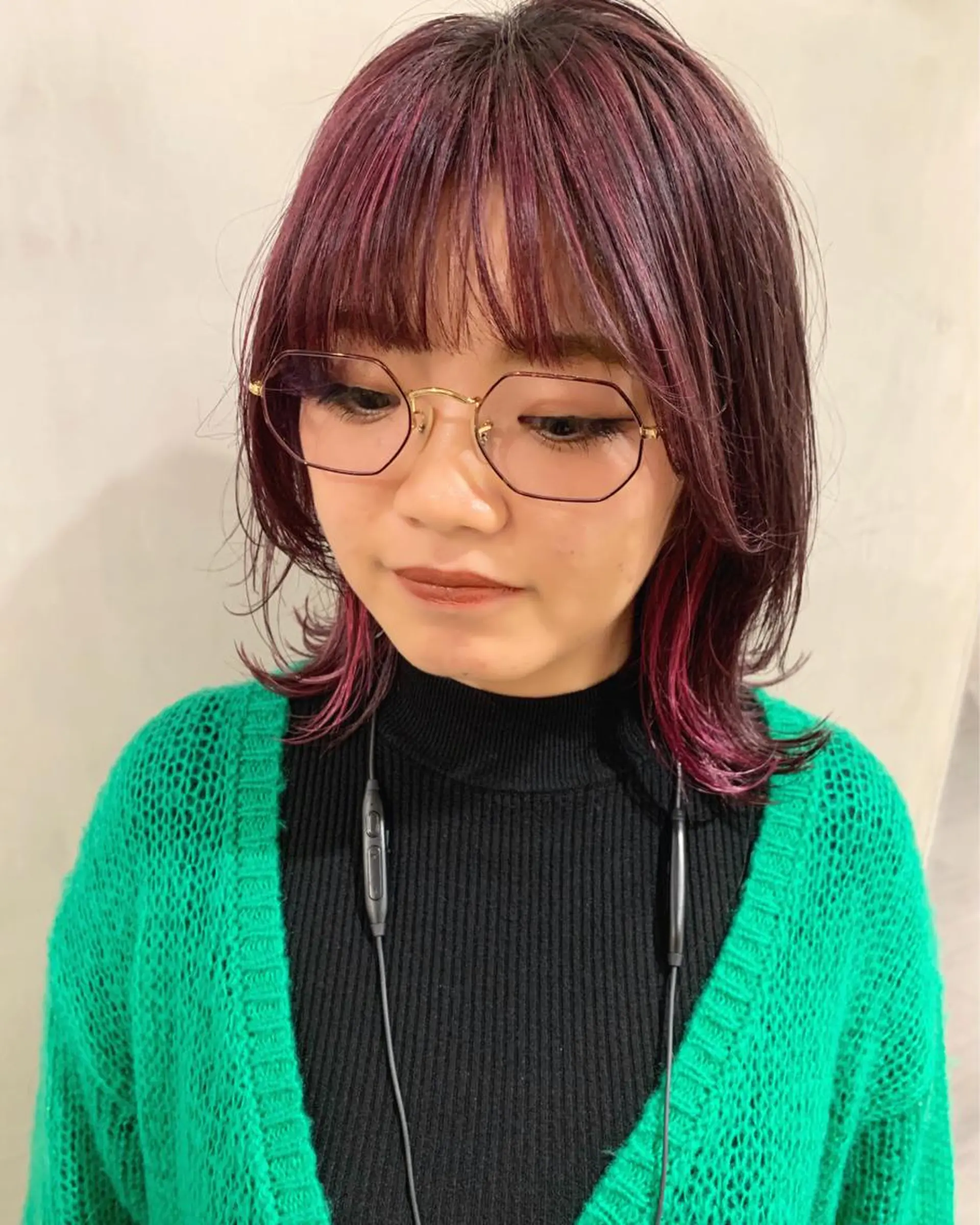 ミディアム カラー カット ヘアカラー トリートメント 優作 〜圧倒的信頼〜のヘアスタイル