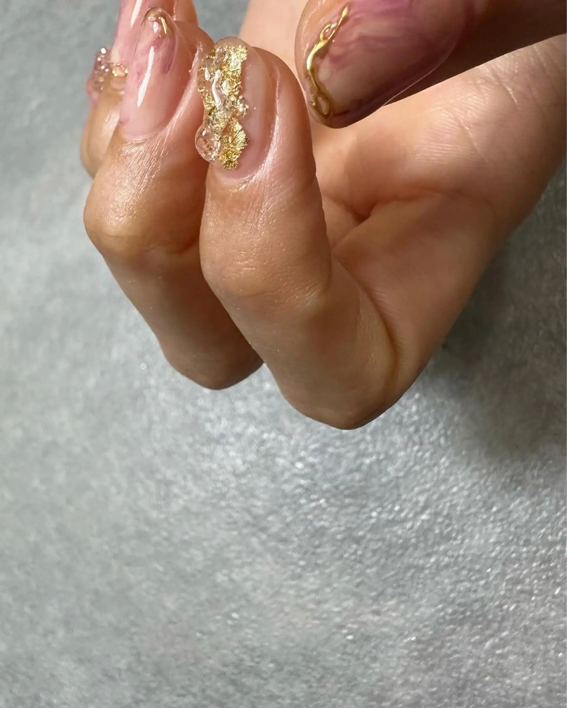 ネイル ハンドネイル フットネイル kiii.__ ✴︎*のネイルデザイン