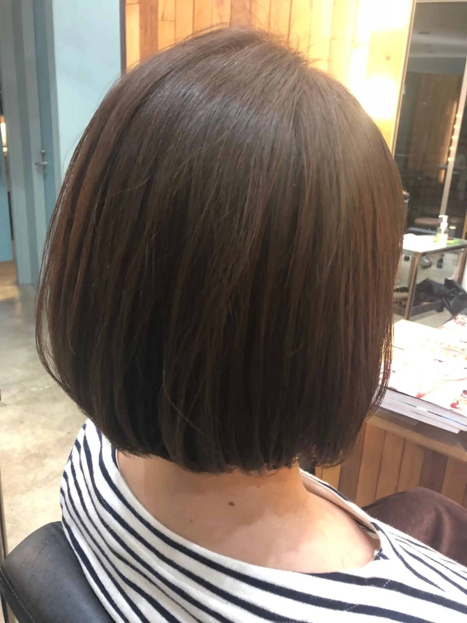 ミディアム パーマ 相原 美咲のヘアスタイル