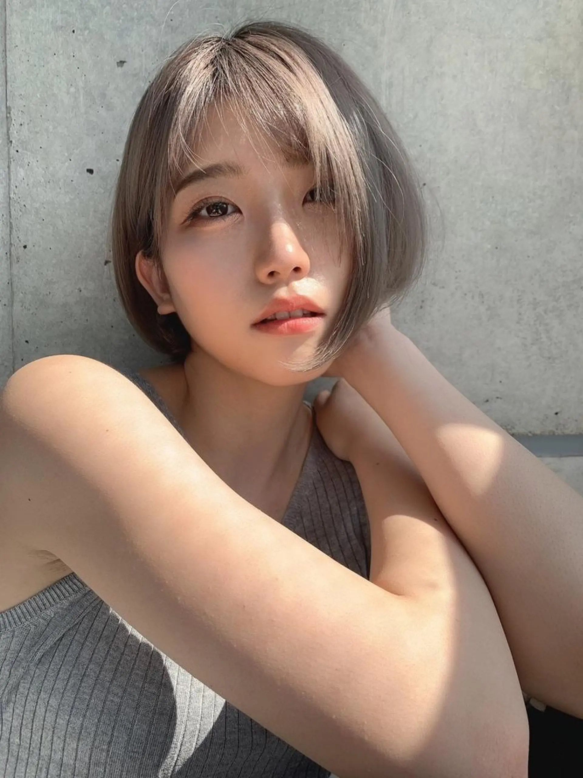 カラー カット ヘッドスパ ヘアセット 透明感スタイル 💖ブリーチなしのヘアスタイル