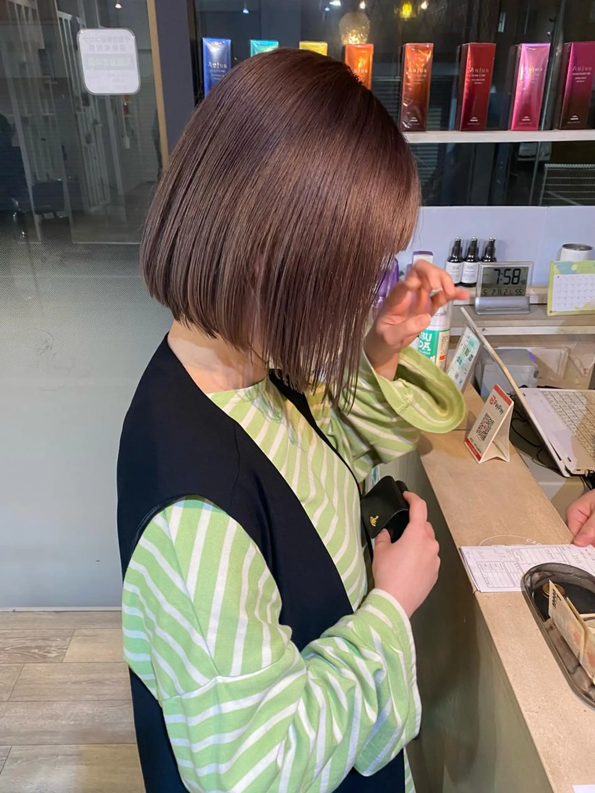 ショート ヘアカラー maeda yumiのヘアスタイル