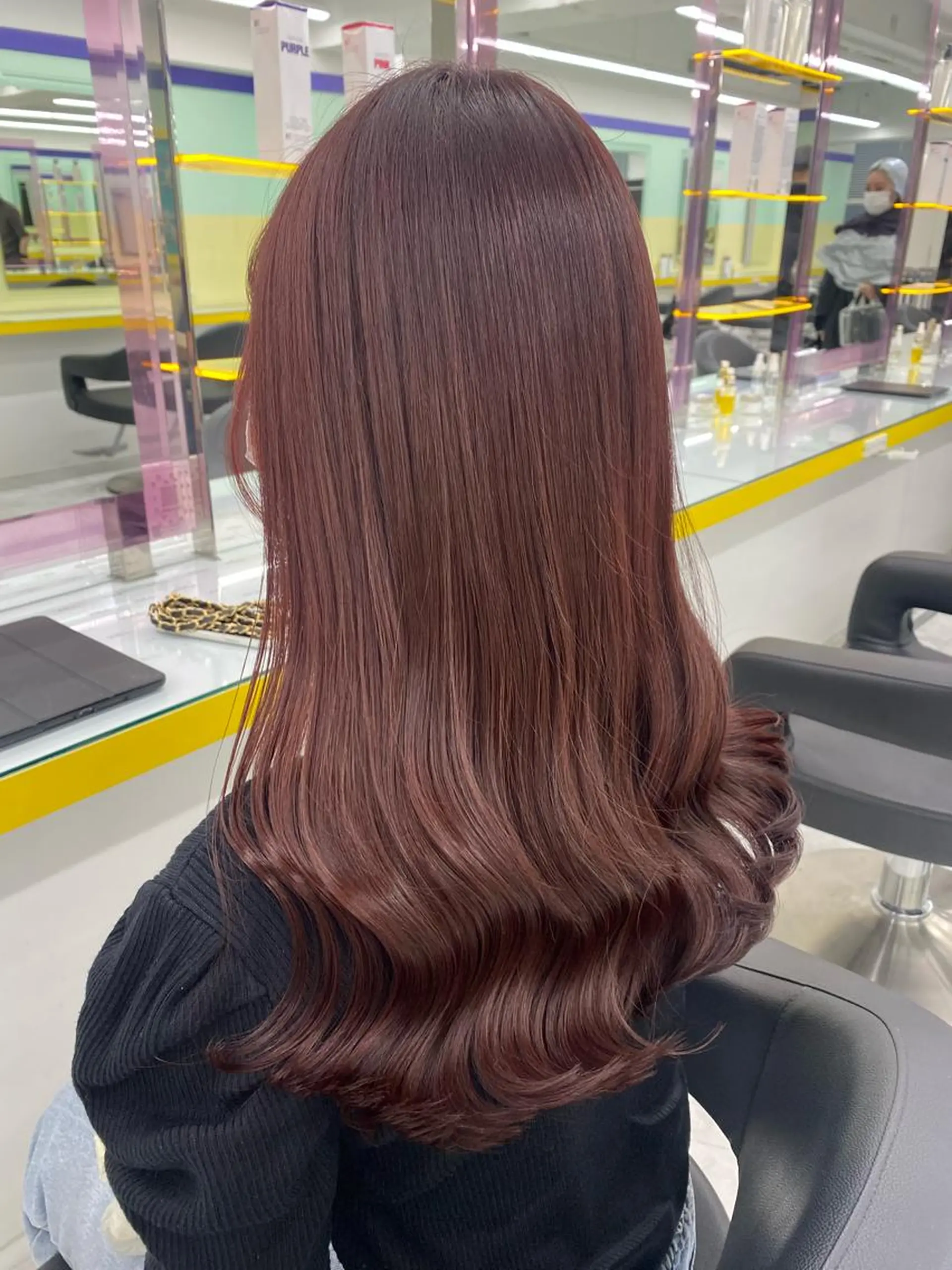 ロング カラー パーマ ヘアアレンジ メンズ キッズ ネイル マツエク・マツパ アイブロウ ヘアカラー トリートメント ヘッドスパ ヘアセット linette所属・🐩推し活🐩 FUTABA🍒のヘアスタイル