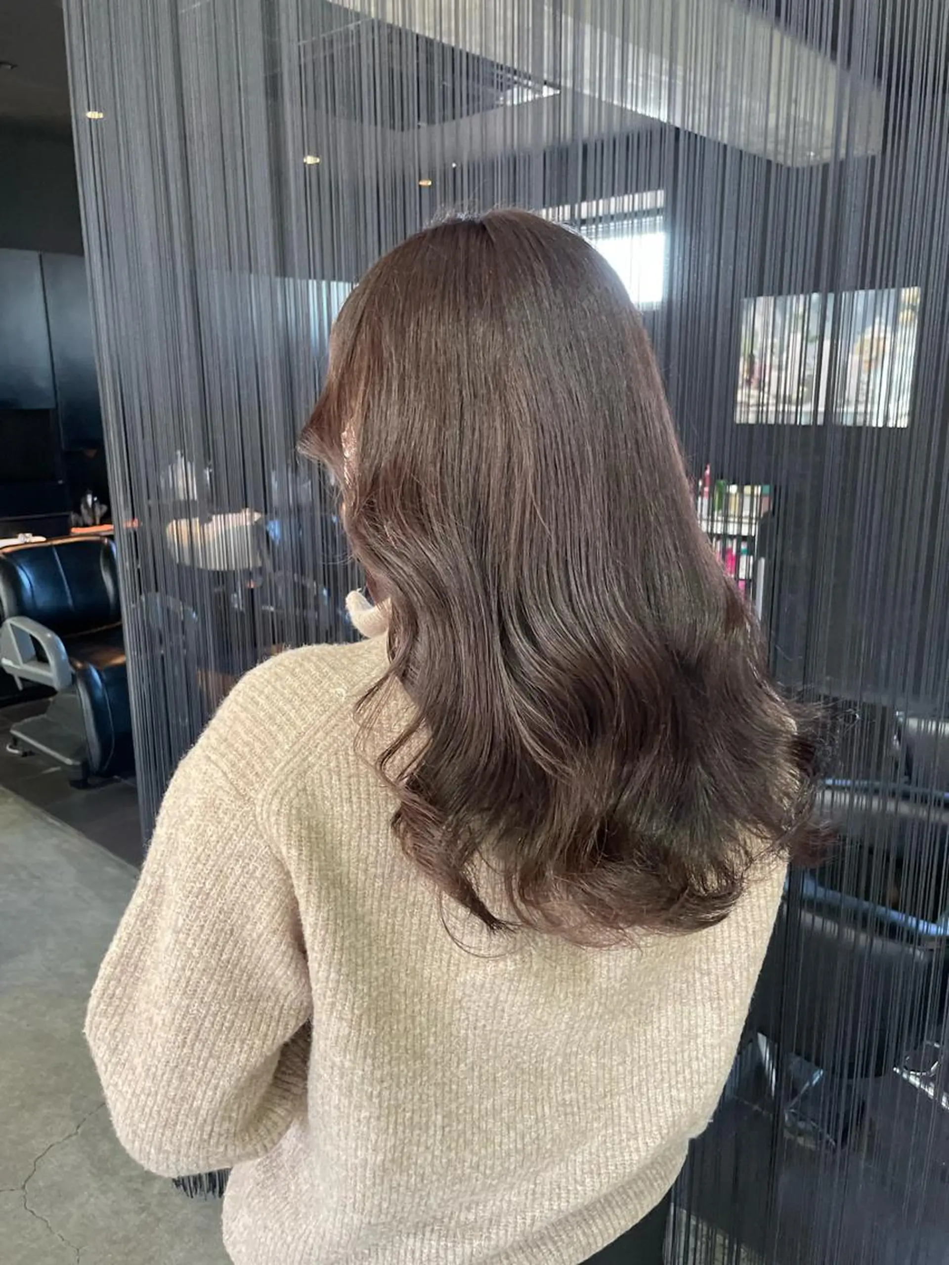 セミロング カット ヘアカラー 韓国ヘア🤍 慎之介のヘアスタイル