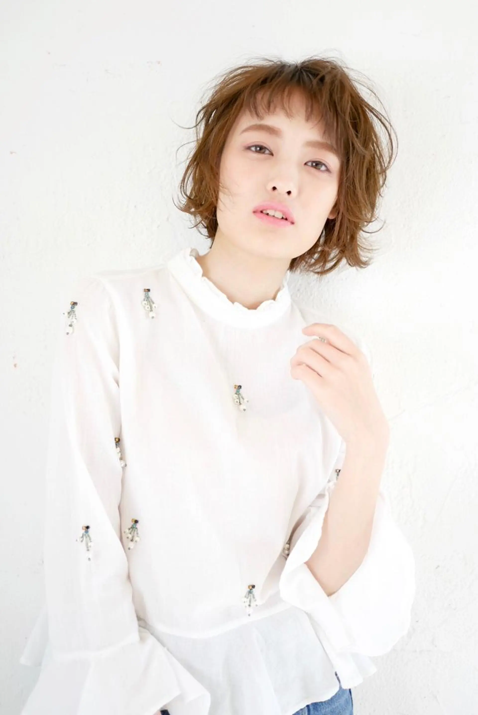 ショート カラー ブラウンカラー 透明感カラー カット ヘアカラー トリートメント 髪質改善美容師 中村　一のヘアスタイル