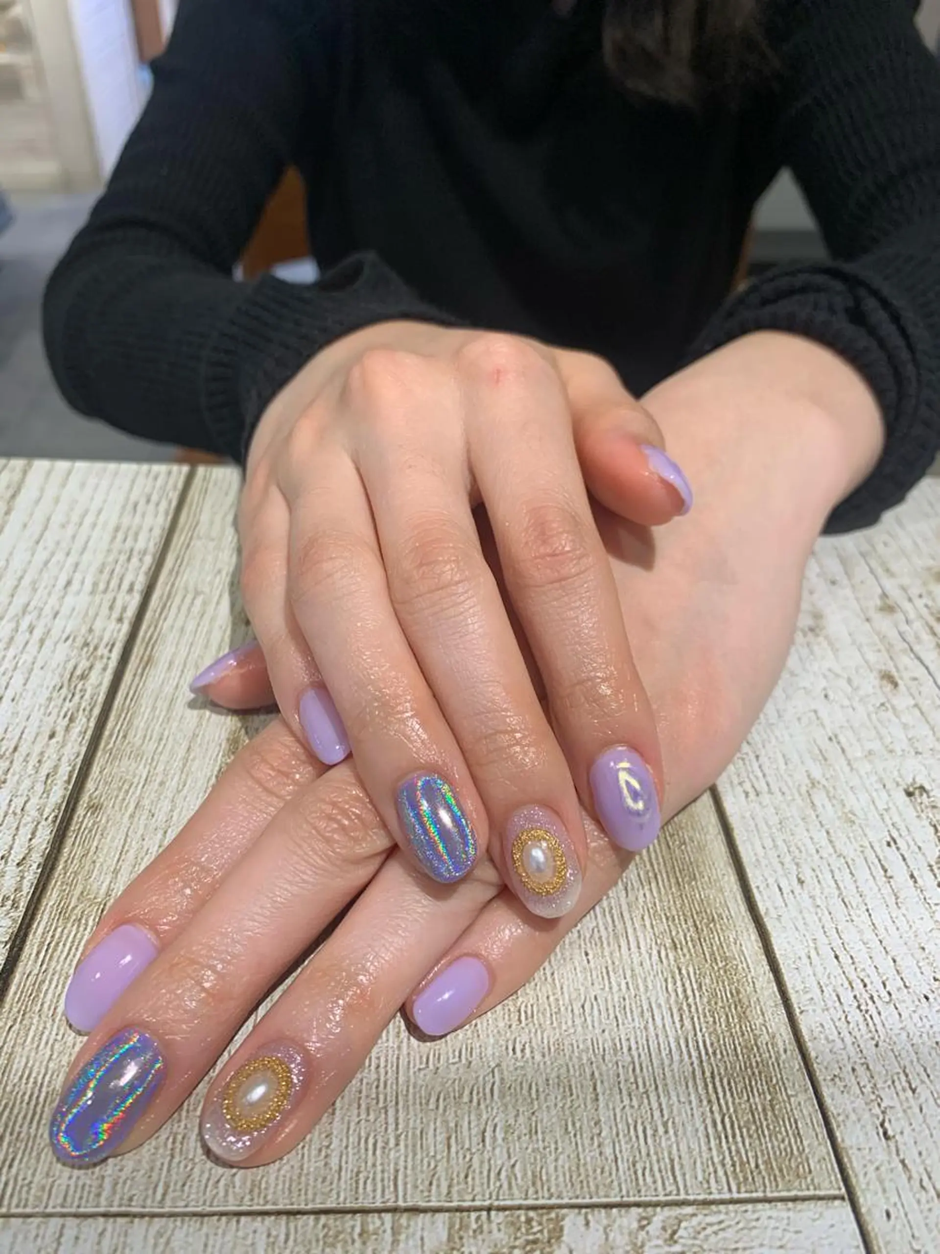 ネイル ミラーネイル l my me mine所属・Imyme mine Rioのネイルデザイン