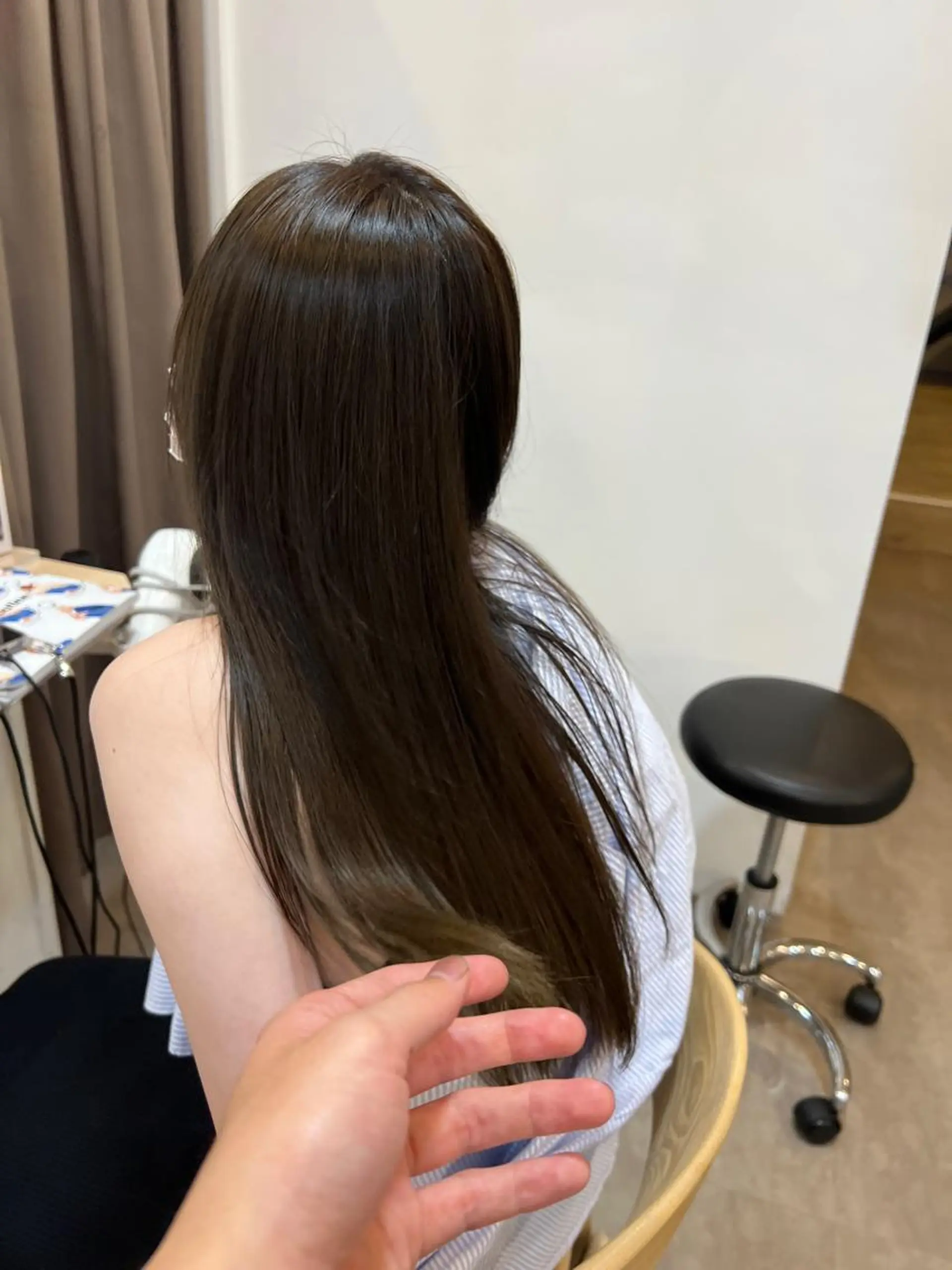 ロング カラー ショート・ボブパーマ 指名No.1かけるのヘアスタイル