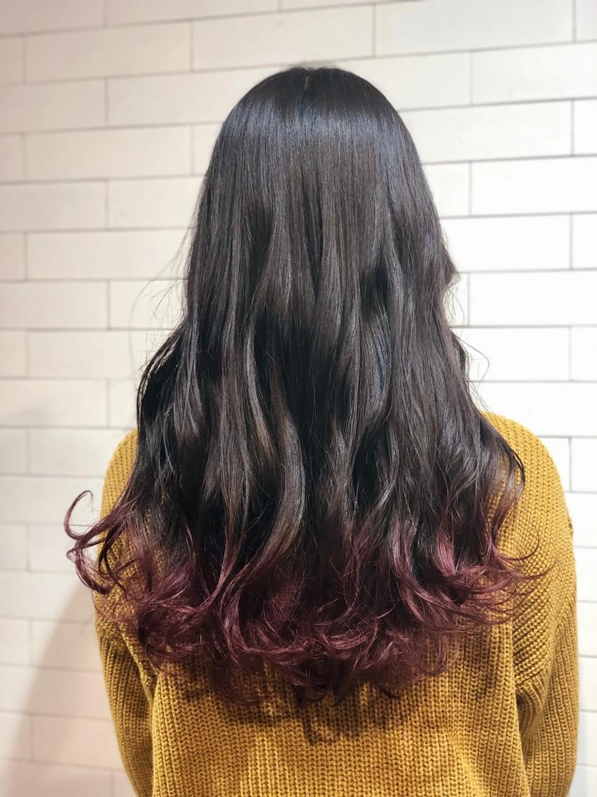 ロング カラー 🤍髪質改善➕透明感 カラー🤍川上葵のヘアスタイル